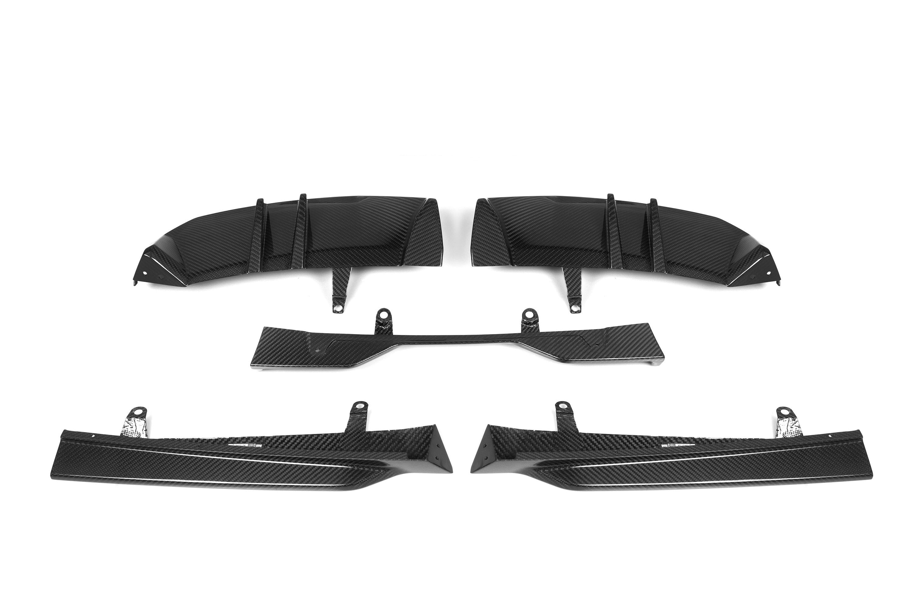 M Performance Style Pre Pregged Dry Carbon Fiber Rear Diffuser for BMW 5 Series G60 2023+