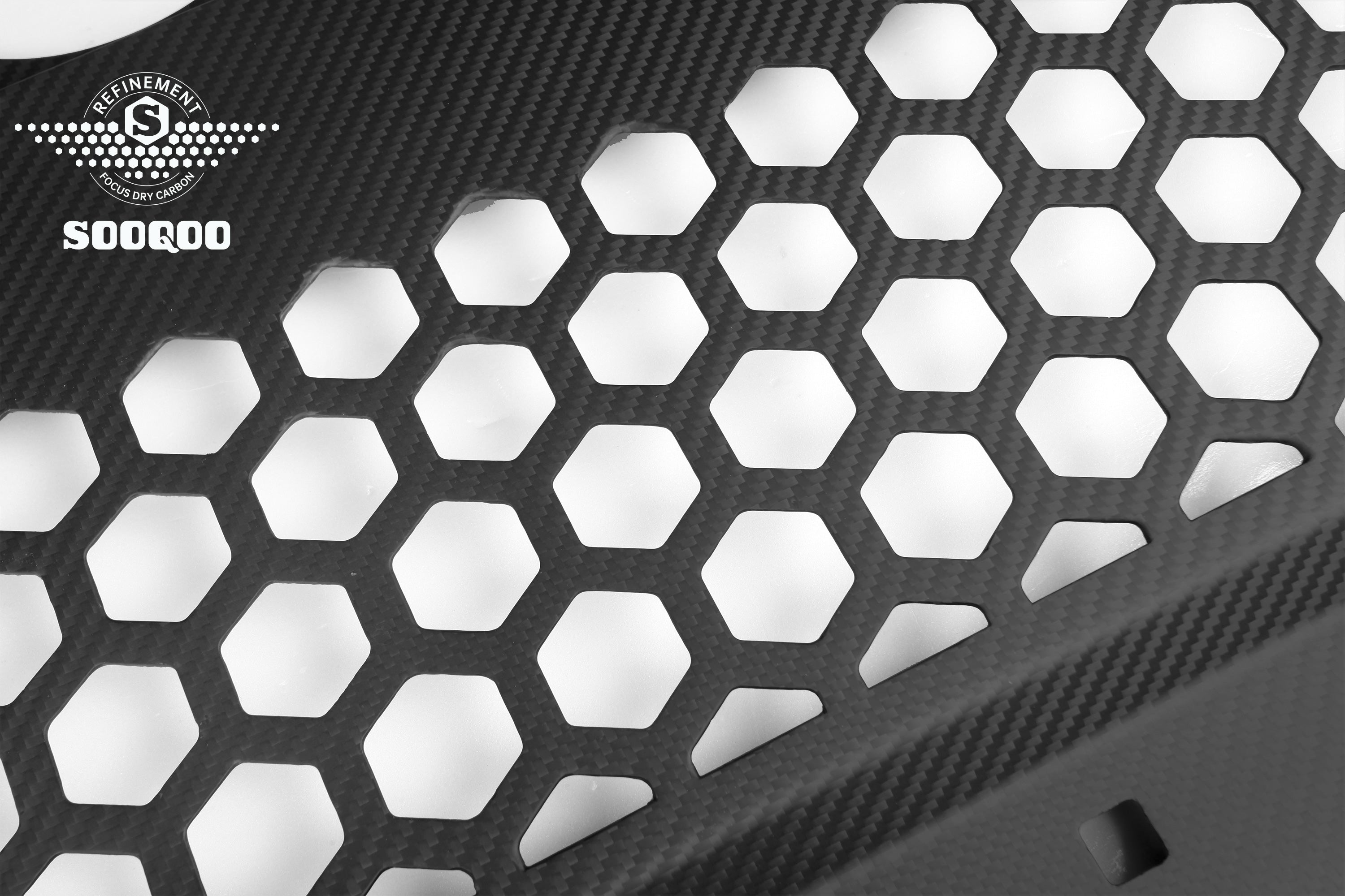 Sooqoo Pre Pregged Dry Carbon Fiber Skid Plate - BMW M2 G87 / M3 G80 G81 / M4 G82 G83 2020+