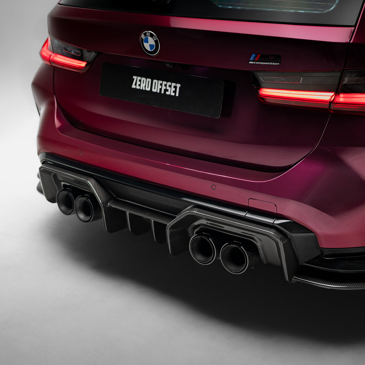 BMW G80 G81 M3 Dry Carbon Fiber Rear Diffuser V1 2020+