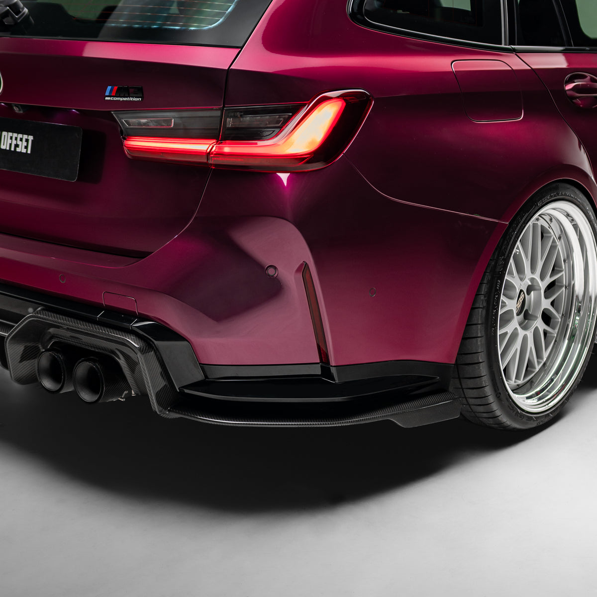 BMW G80 G81 M3 Dry Carbon Fiber Rear Diffuser V1 2020+