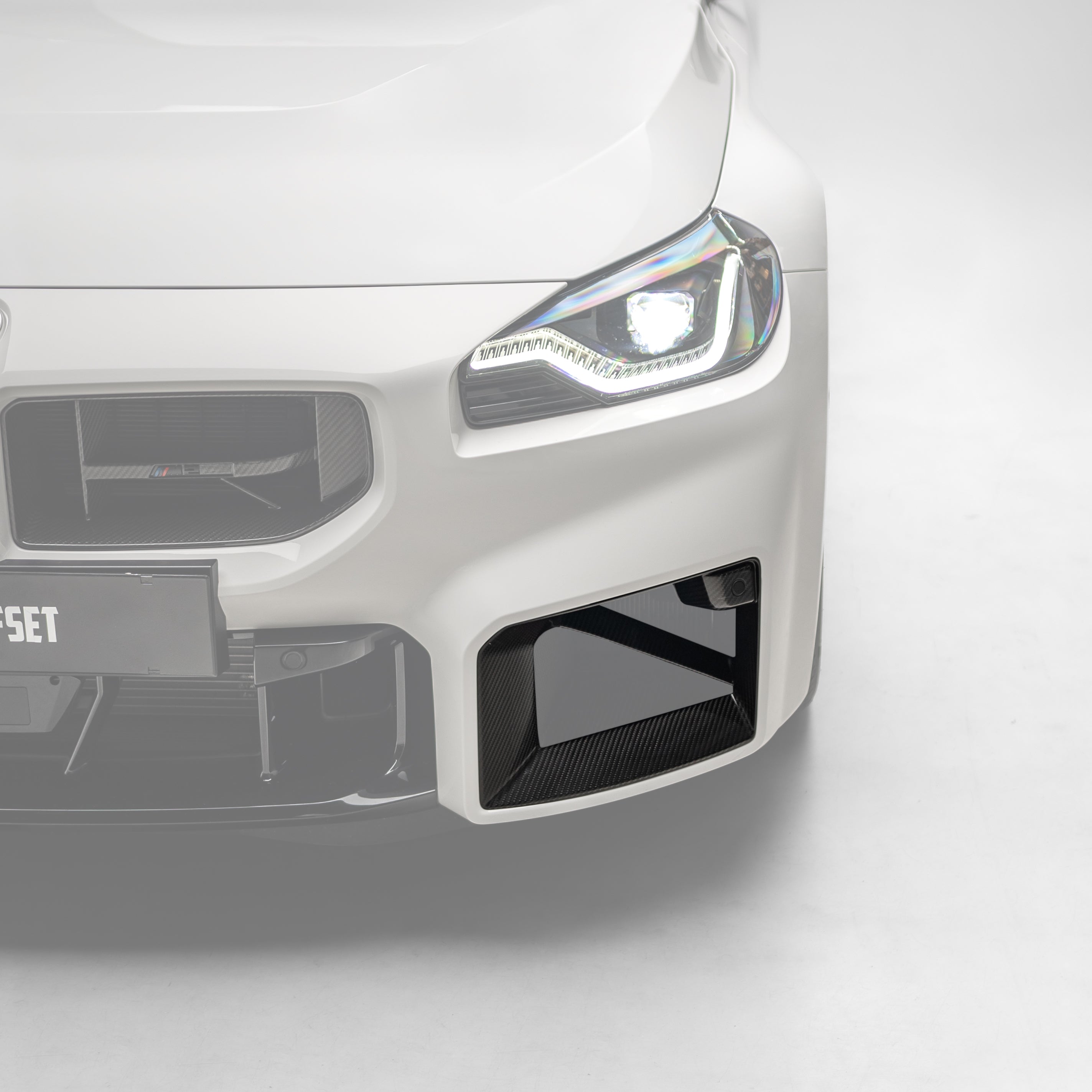 M Performance Style Pre Pregged Dry Carbon Fiber Front Intake Ducts for BMW M2 G87 2023+