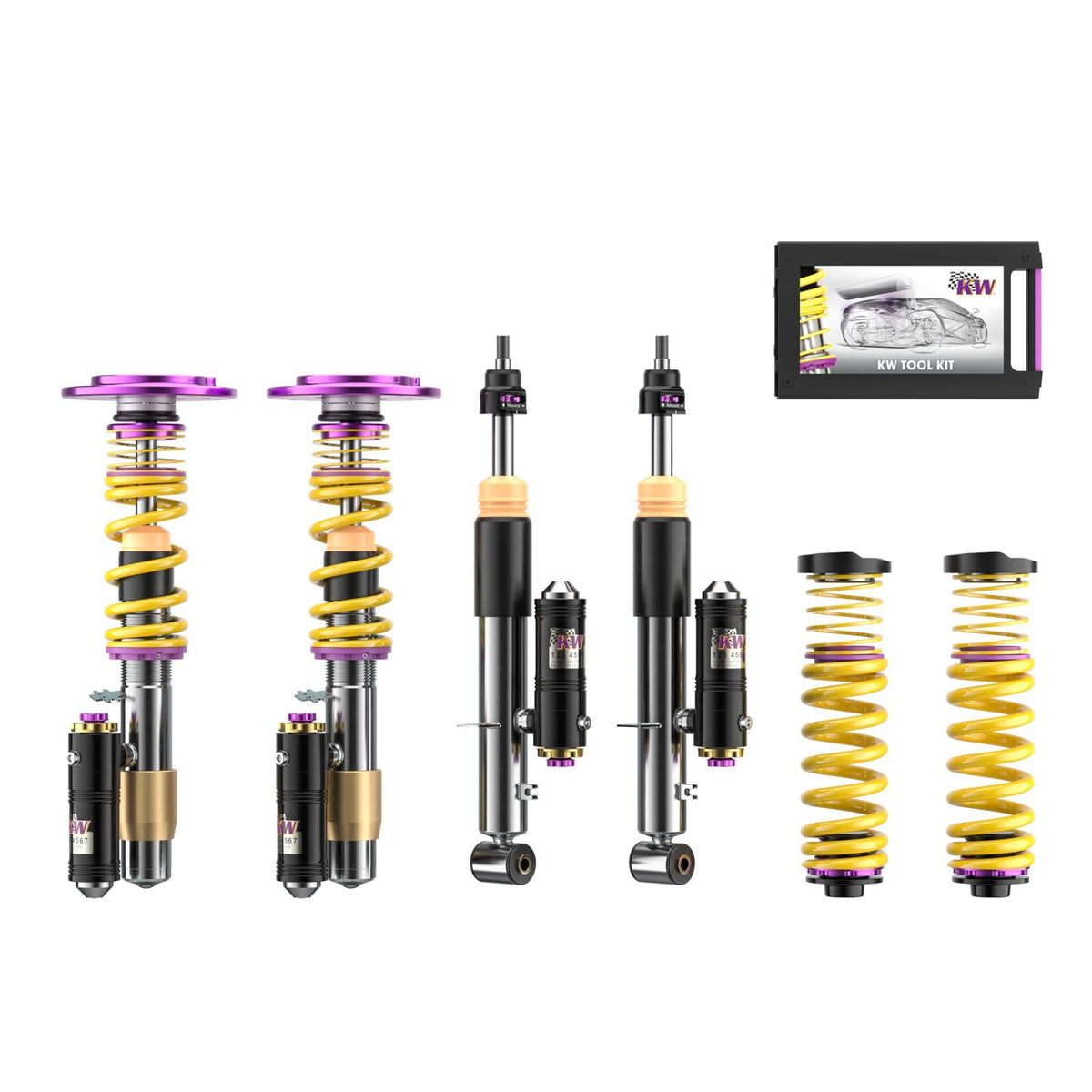 KW V4 Clubsport Coilover Kit for BMW M3 G80 / M4 G82 (xDrive, incl. Top Mounts + EDC Deactivation)