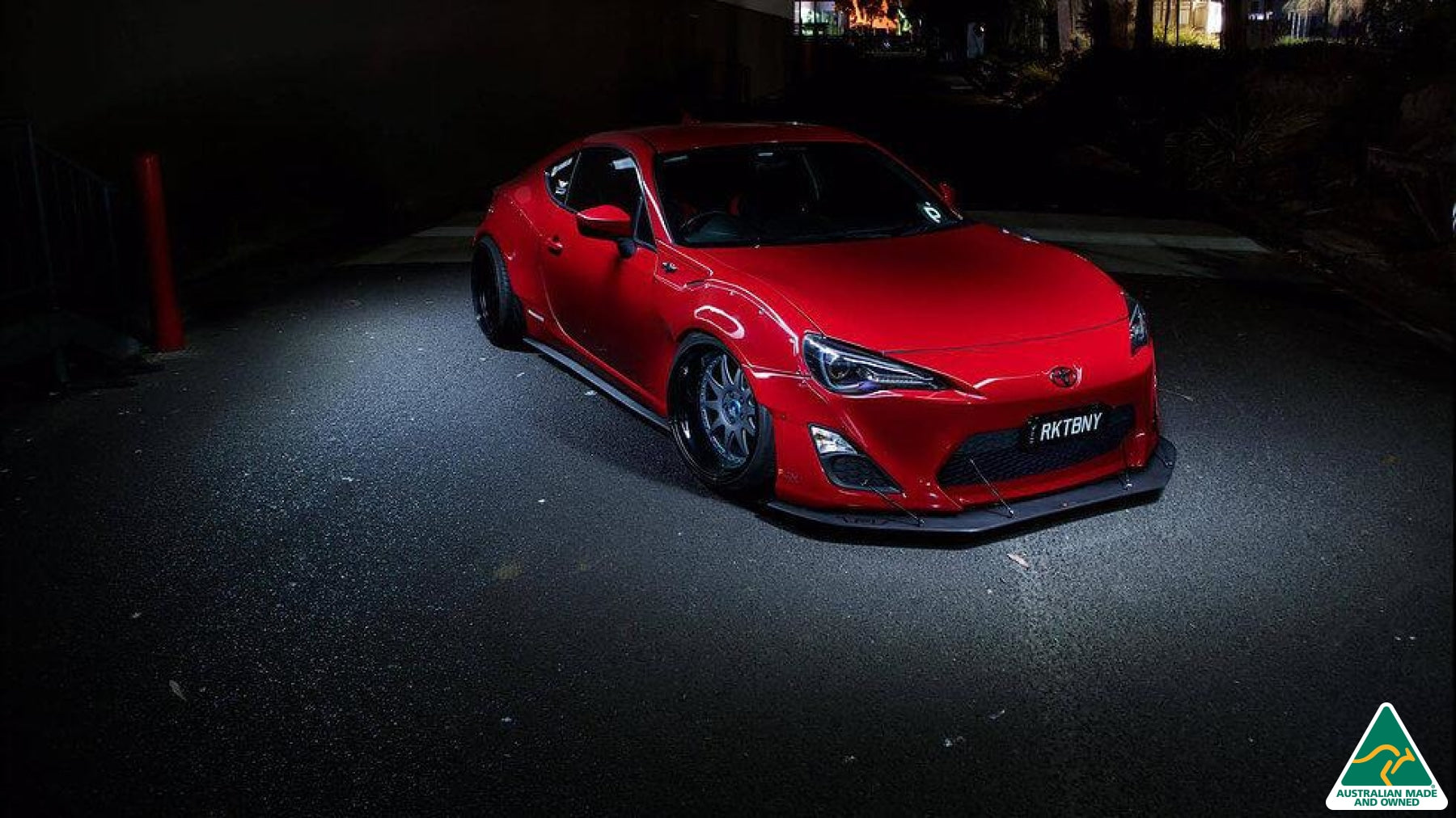 Buy Toyota 86 (Rocket Bunny) Front Lip Splitter & Support Rods Online