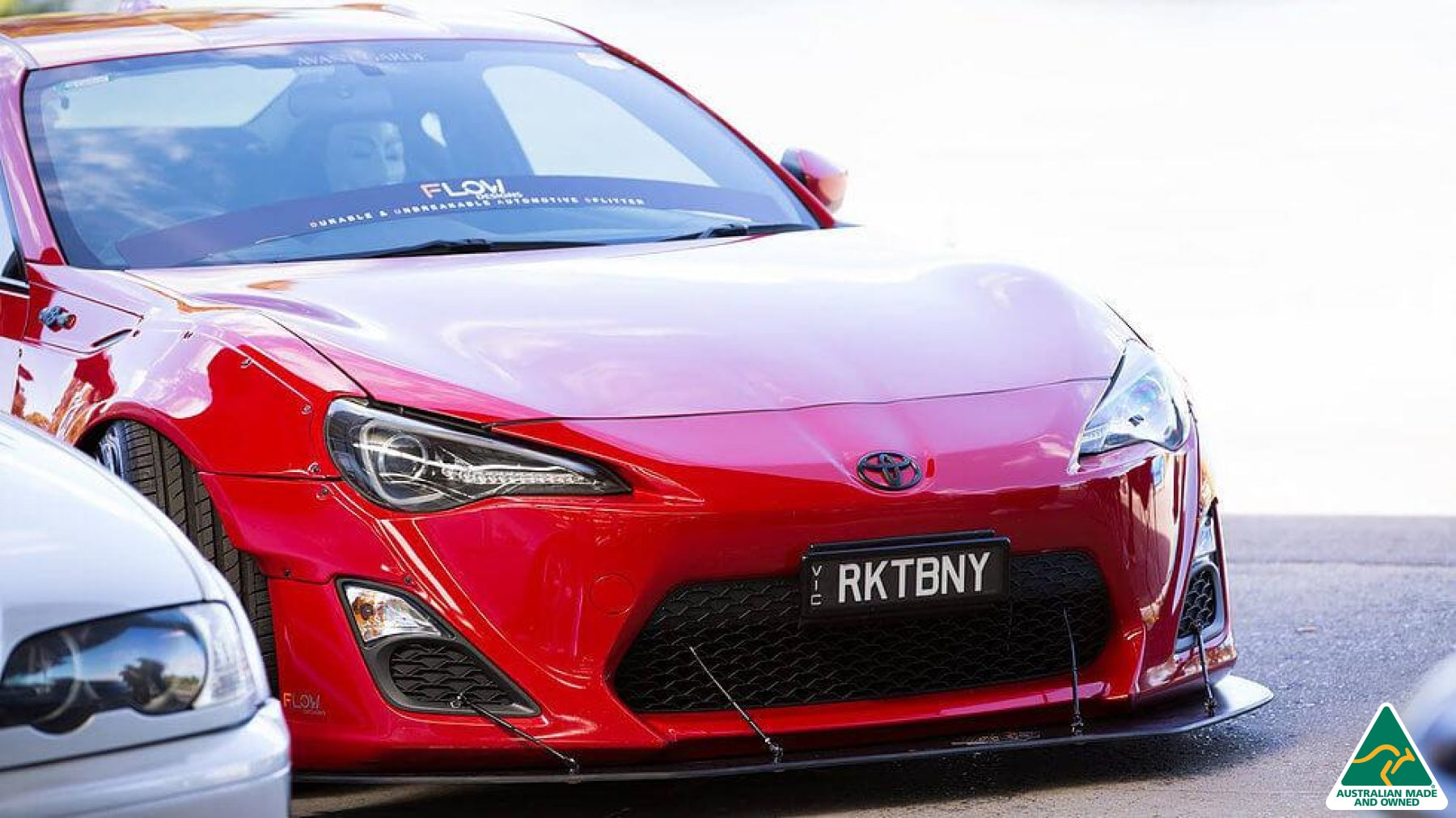 Buy Toyota 86 (Rocket Bunny) Front Lip Splitter & Support Rods Online