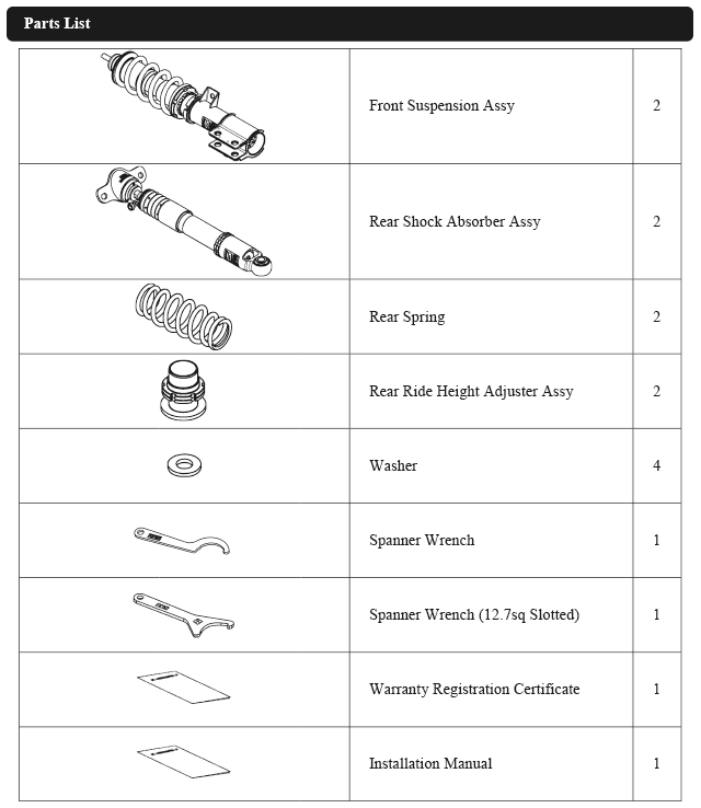 HKS Hipermax S Suspension for Toyota GR Yaris Facelift 2024+
