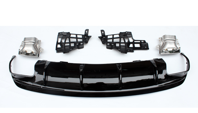 AMG Style Rear Diffuser & Exhaust Tips for Mercedes-Benz CLA C117 Coupe / X117 Wagon 2014-2018