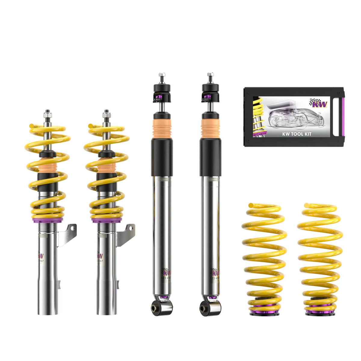 KW V3 Inox Coilover Kit for BMW M3 F80 / M4 F82 (Without Adaptive M Suspension)