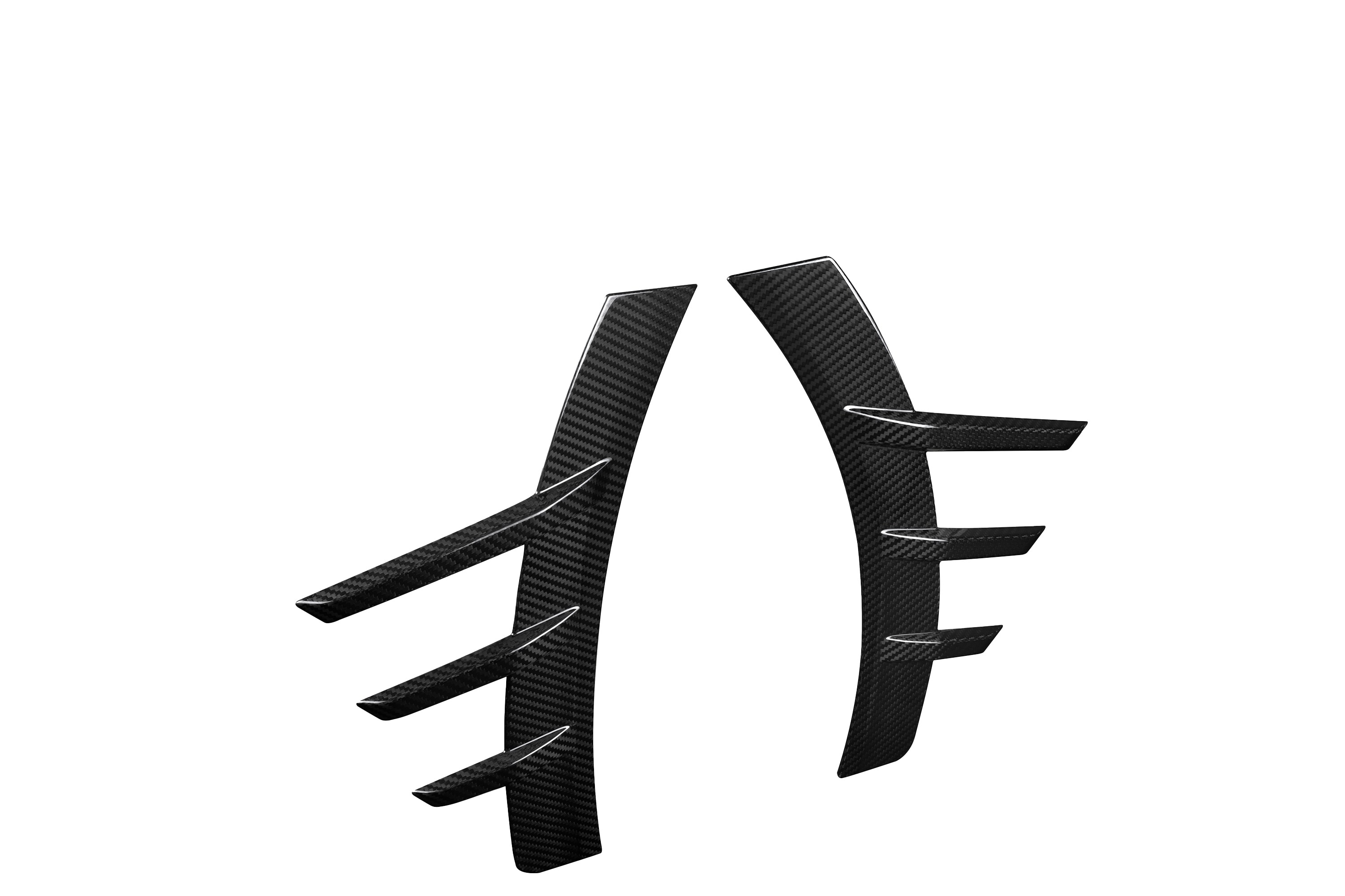 M Performance Style Pre Pregged Dry Carbon Fiber Rear Fender Arch Trim Set for BMW M2 G87 2023+