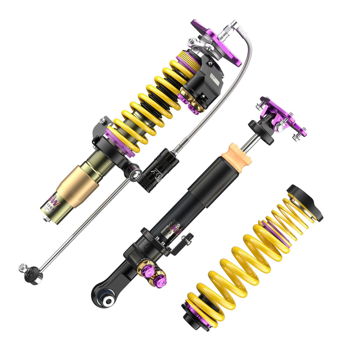 KW V5 Clubsport Coilover Kit for BMW M2 G87 / M3 G80 / M4 G82 (RWD, incl. Top Mounts + EDC Deactivation)