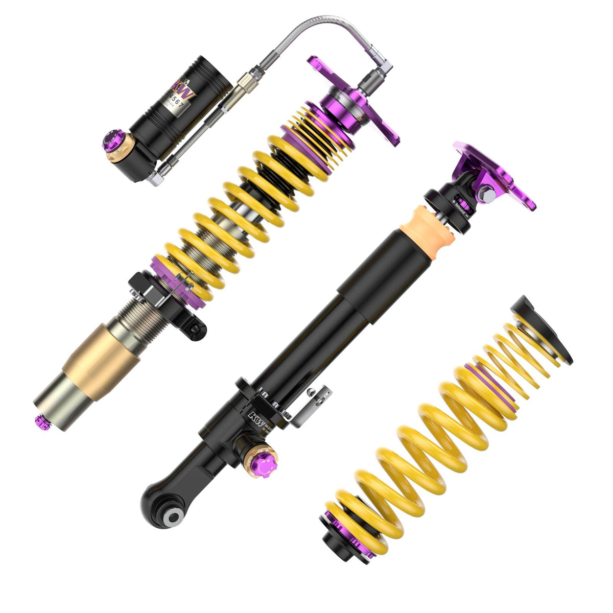 KW V4 Clubsport Coilover Kit for BMW M2 G87 / M3 G80 / M4 G82 (RWD, incl. Top Mounts + EDC Deactivation)
