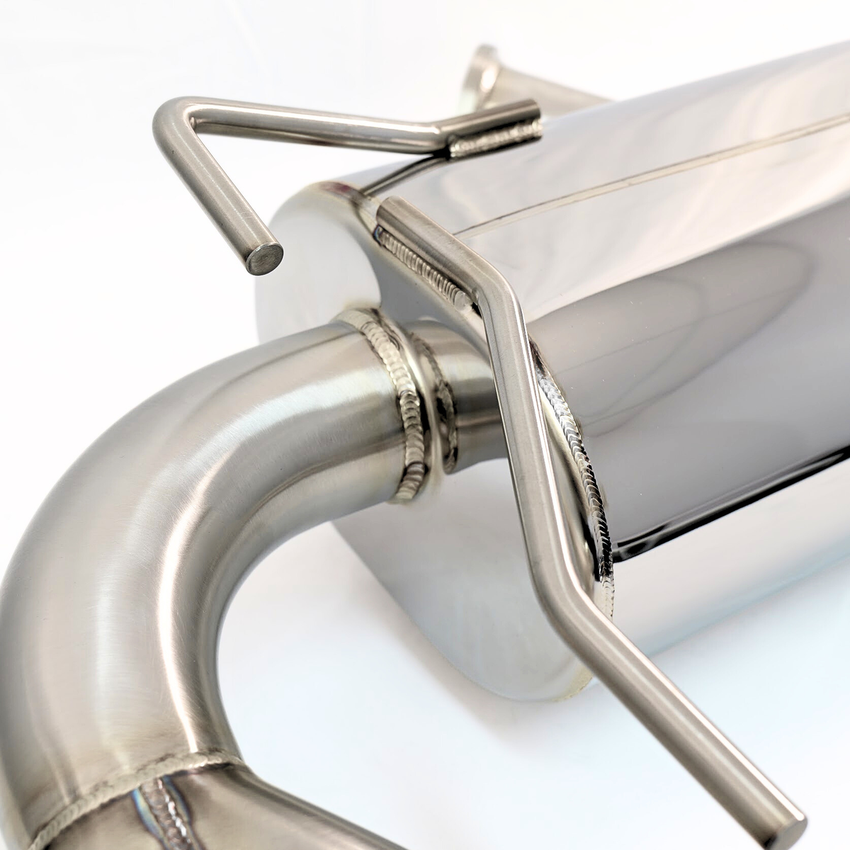 Korsh Stainless Steel Cat Back Exhaust with Titanium Tips for Subaru WRX STI Hatch GR 2008-2014