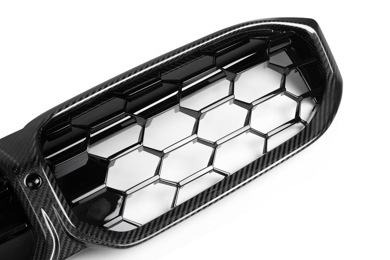 M Performance Style Pre Pregged Dry Carbon Fiber Grille (Mesh) for BMW 3 Series G20 LCI