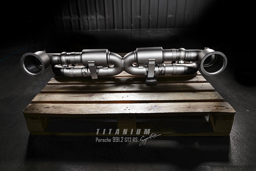 Valvetronic Exhaust System for Porsche 911 GT2 RS 991.2 Titanium Signature Series 17-19