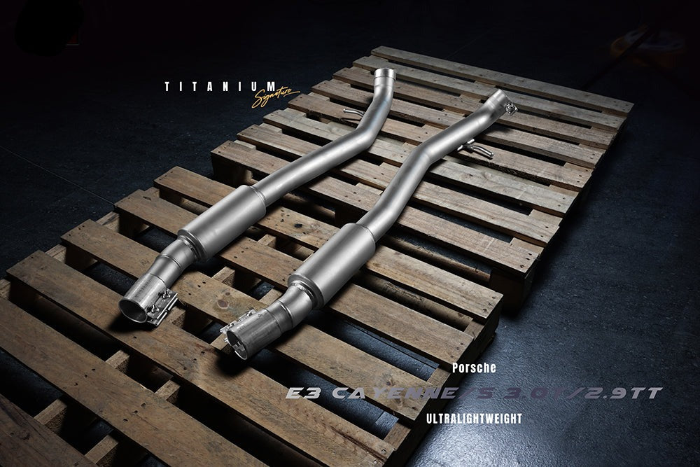 Valvetronic Exhaust System for Porsche Cayenne 9Y0 2.9TT Titanium Signature Series Wagon / Coupe 18+