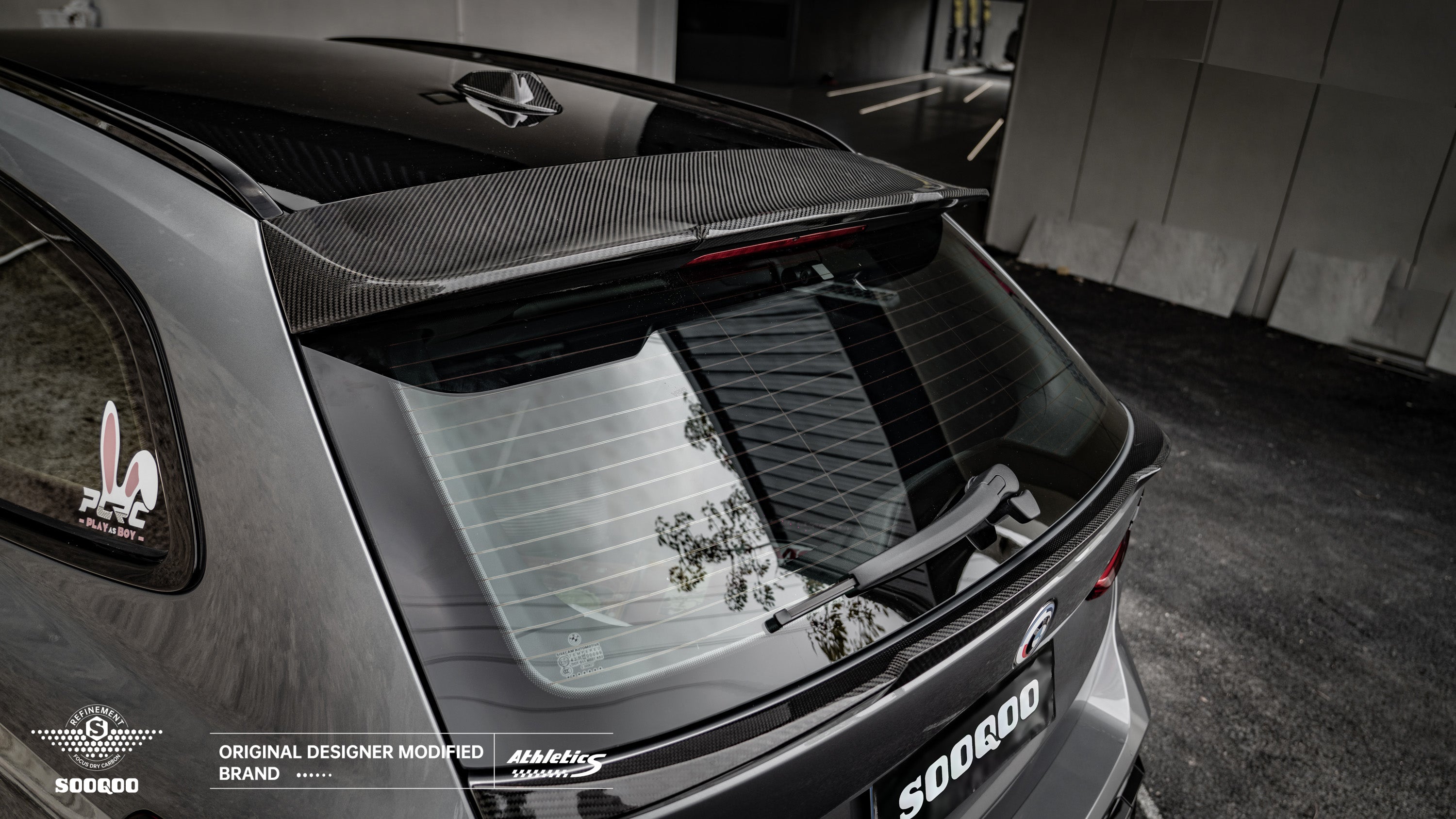 M-Performance Style Pre Pregged Dry Carbon Roof Spoiler for BMW 3 Series G21 / M3 G81 Wagon 2019+