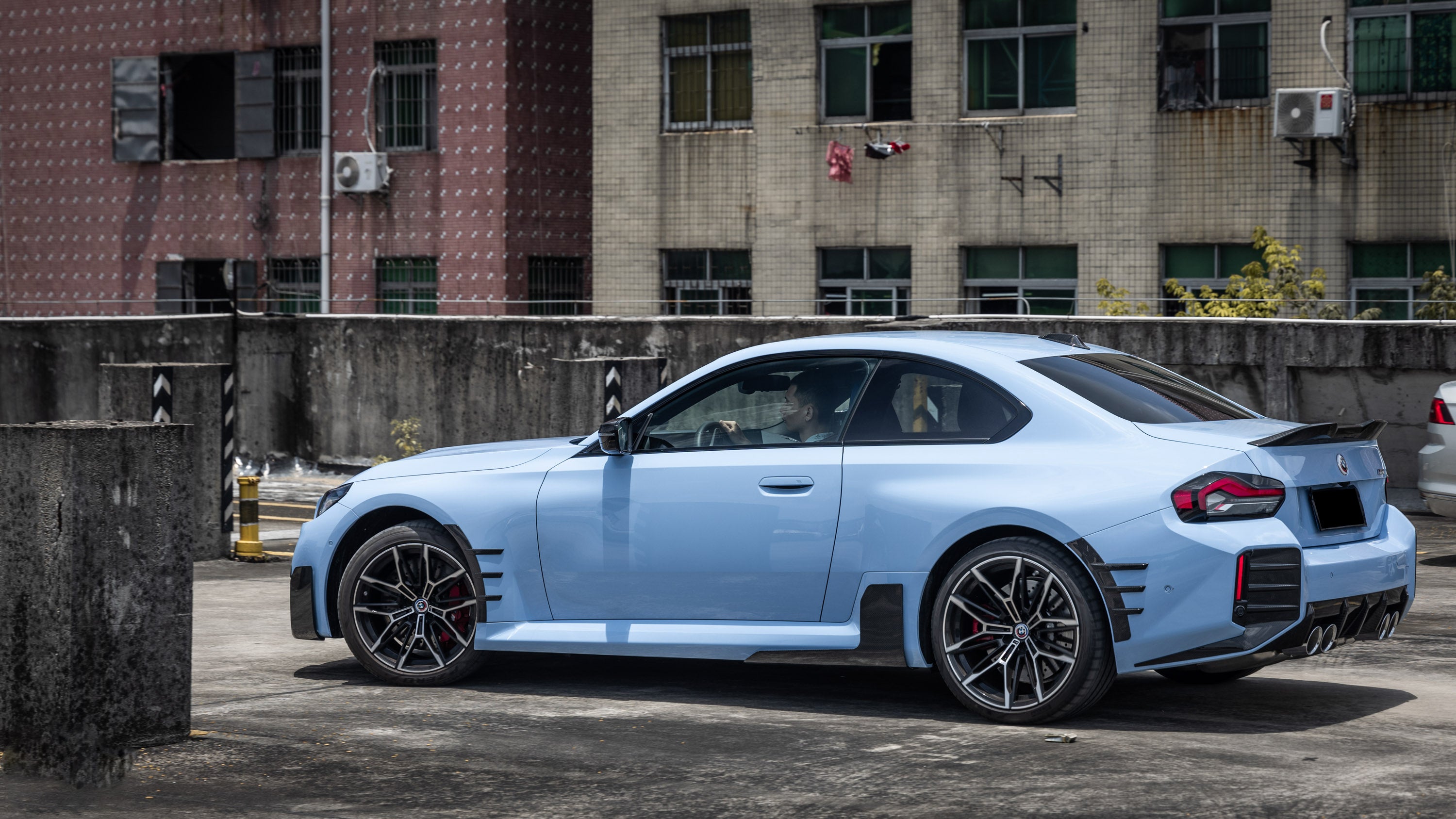 M Performance Style Pre Pregged Dry Carbon Fiber Side Skirt for BMW M2 G87 2023+