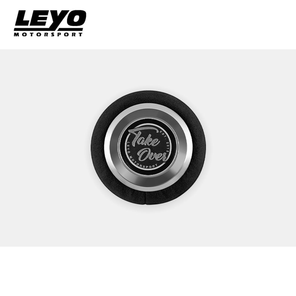 Black Alcantara DSG Shift Knob Silver Anodized - Volkswagen Audi Skoda