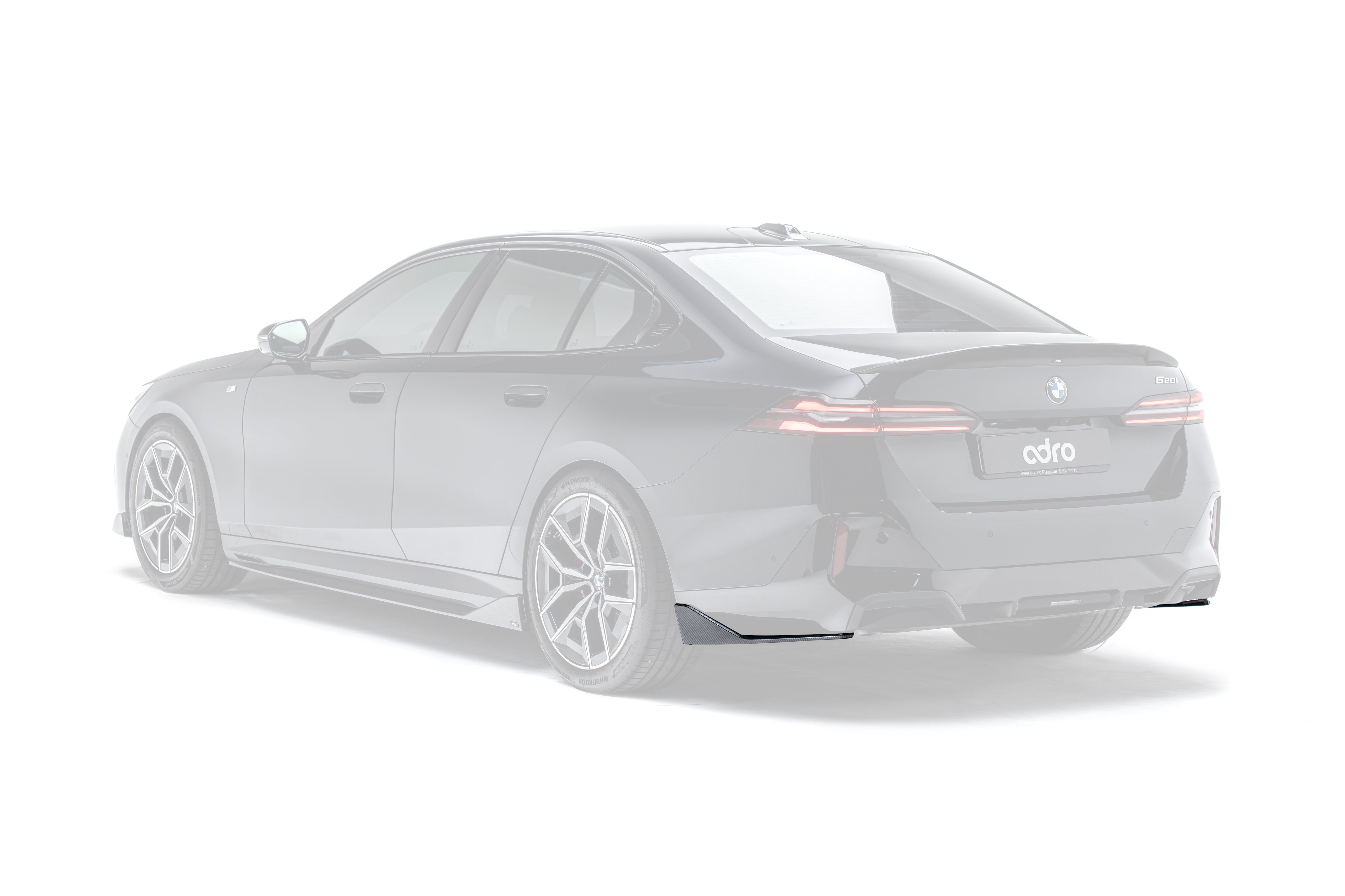 Pre Pregged Carbon Fiber Rear Winglets for BMW 5 Series G60 2023+