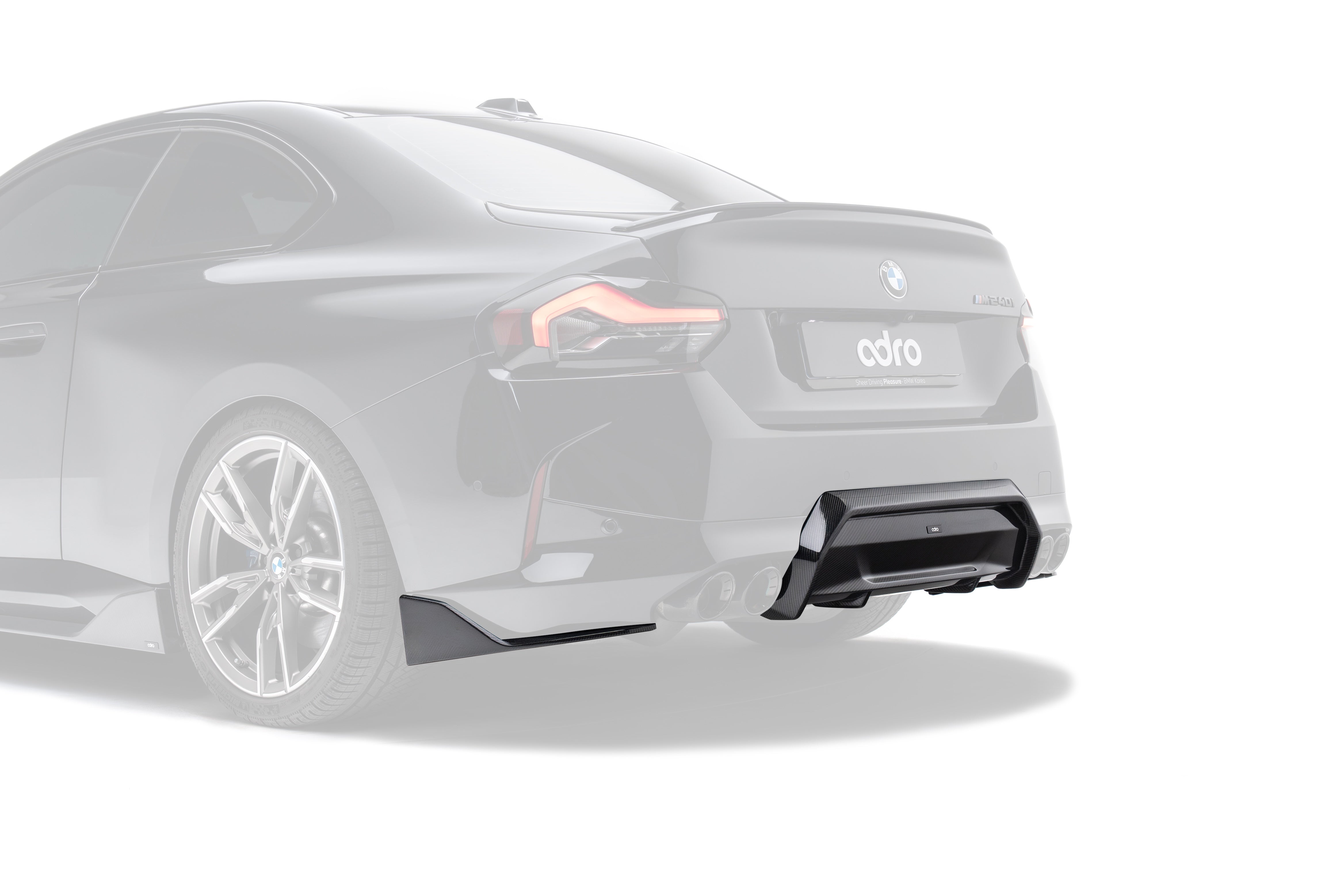 Pre Pregged Carbon Fiber Rear Diffuser for BMW 2 Series G42 2022+