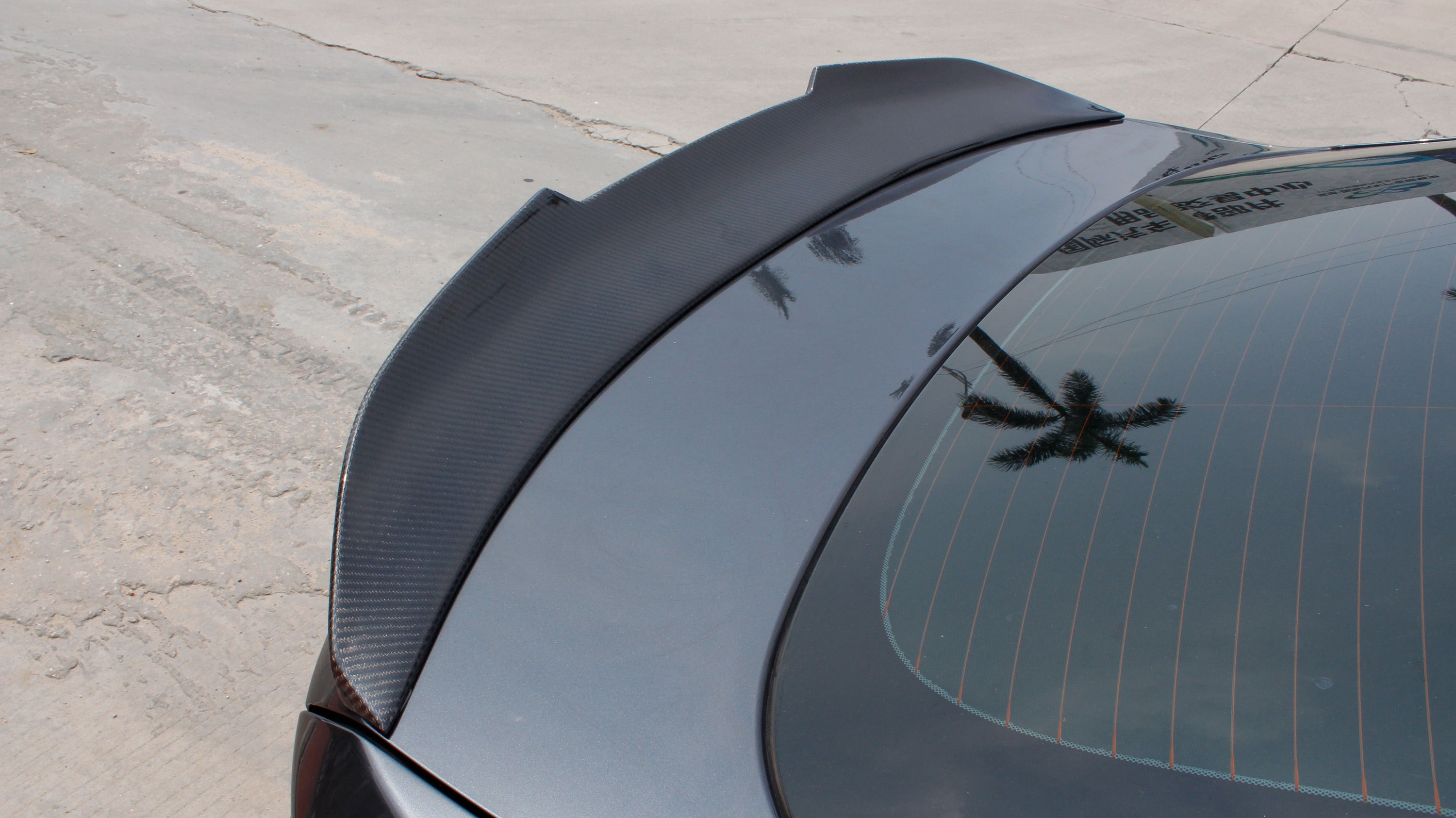 PSM Style Pre Pregged Dry Carbon Fiber Spoiler for BMW 4 Series F36 Gran Coupe 2015-2020
