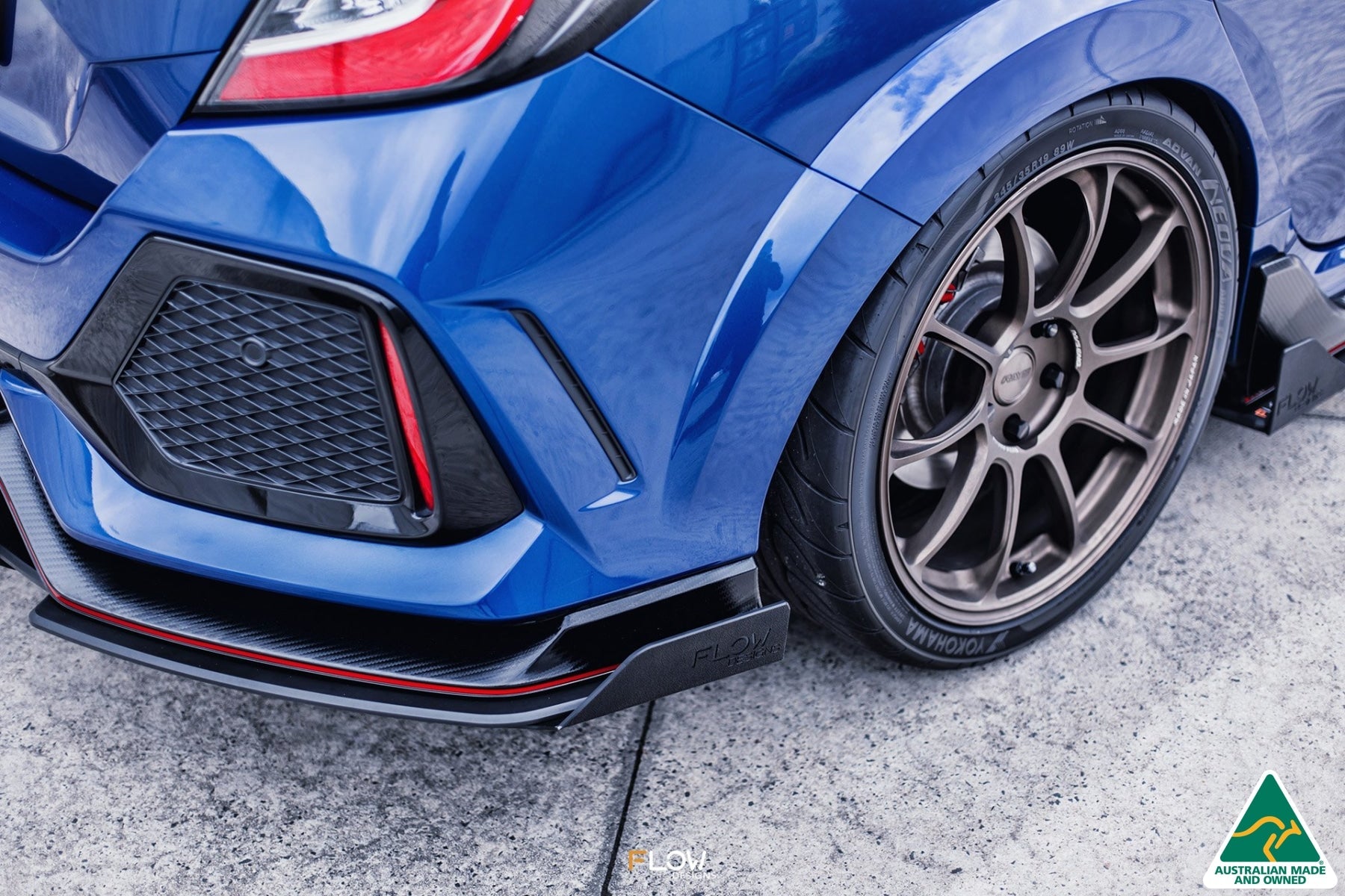 FK8 Civic Type R Rear Spat Winglets (Pair)