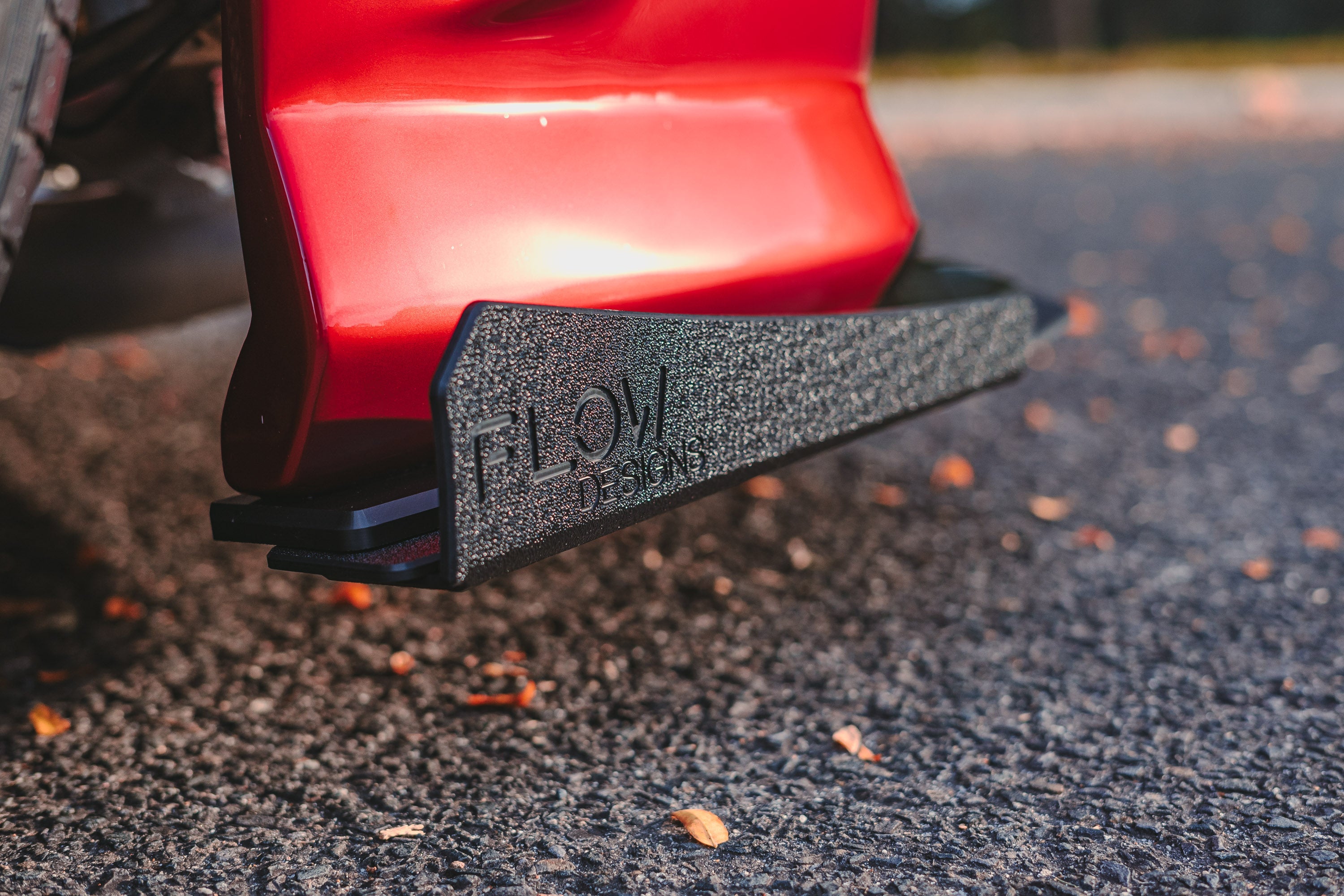 DEMO STOCK - S15 / 200SX Front Lip Splitter (For Standard Front Bar) - GLOSS BLACK