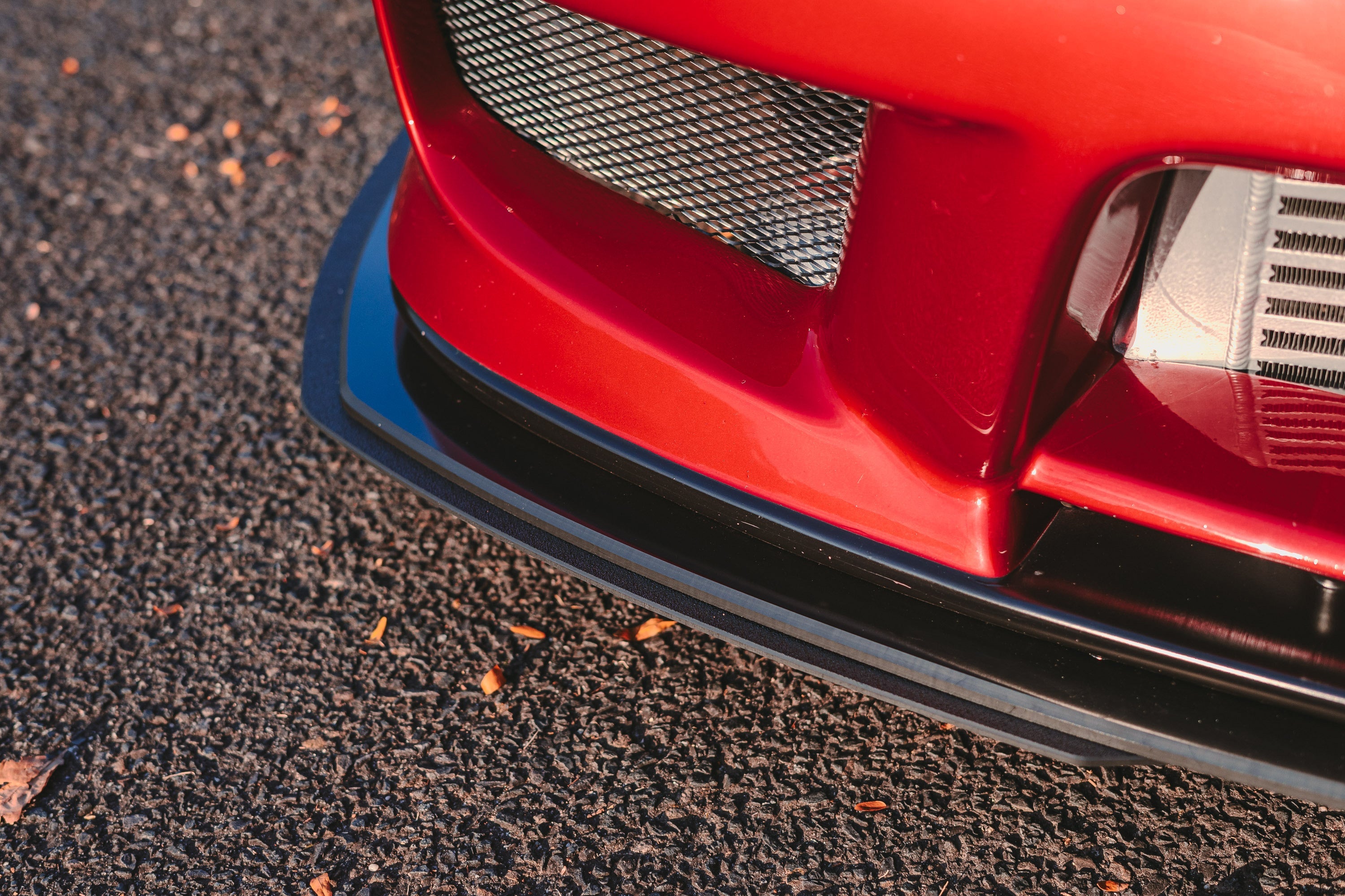 EX-DISPLAY - S15 / 200SX Front Lip Splitter (For Standard Front Bar) - TEXTURED MATTE BLACK
