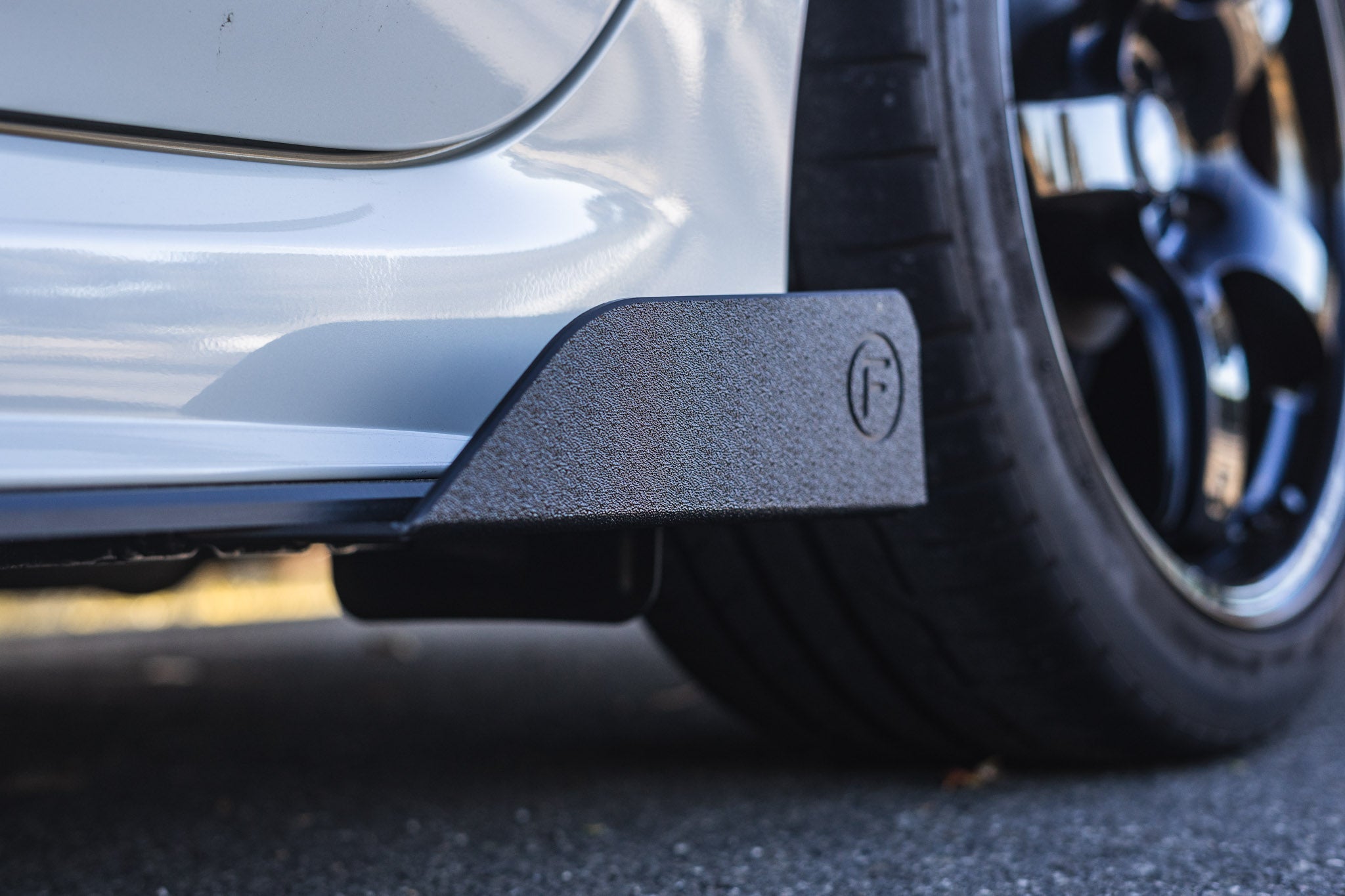 RETURNED STOCK - VA WRX & STI Side Skirt Splitters (Pair) - TEXTURED MATTE BLACK