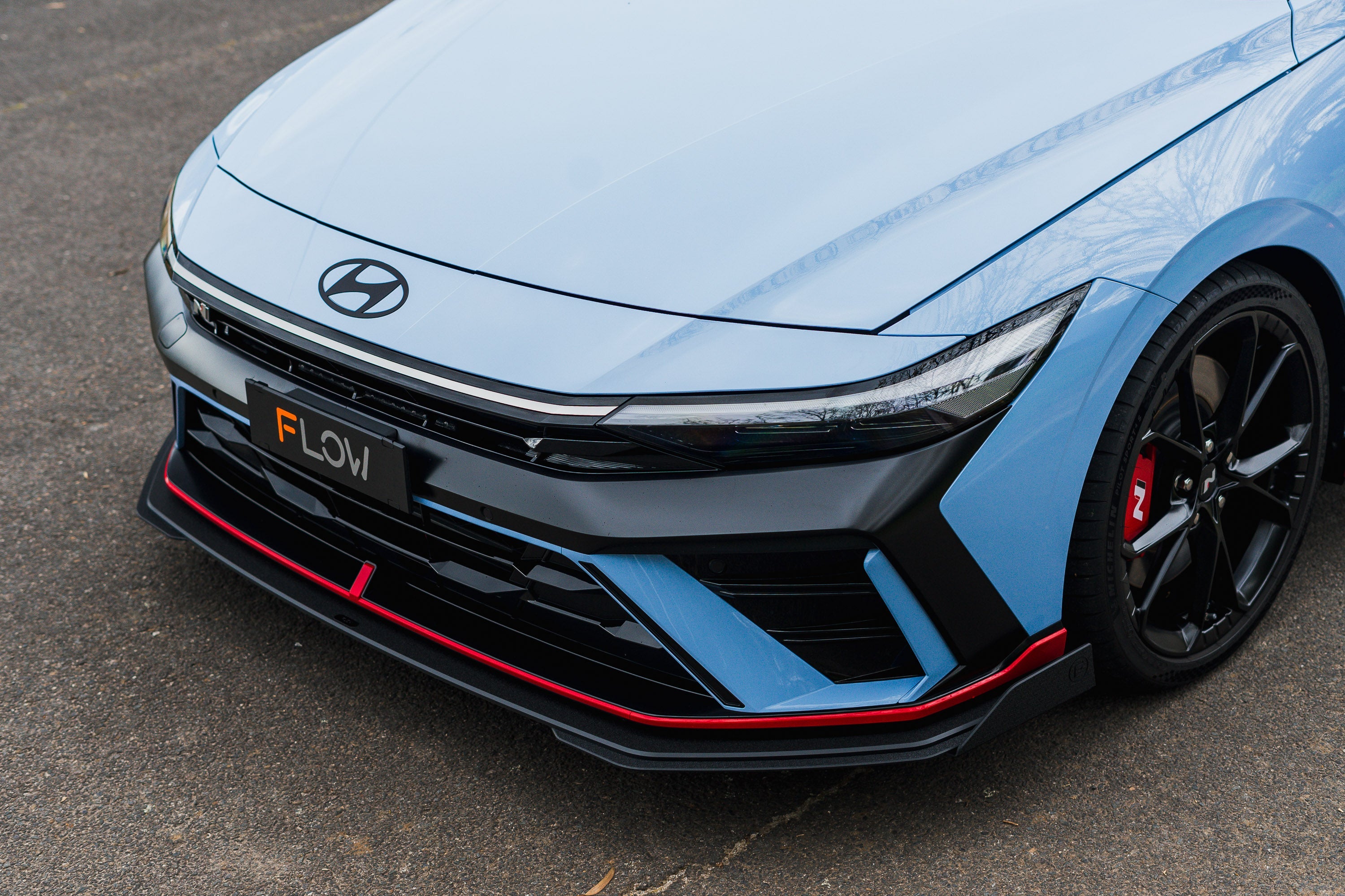 CN7 V2 Elantra N Sedan Facelift V2 - 2024+ Front Lip Splitter Winglets (Pair)