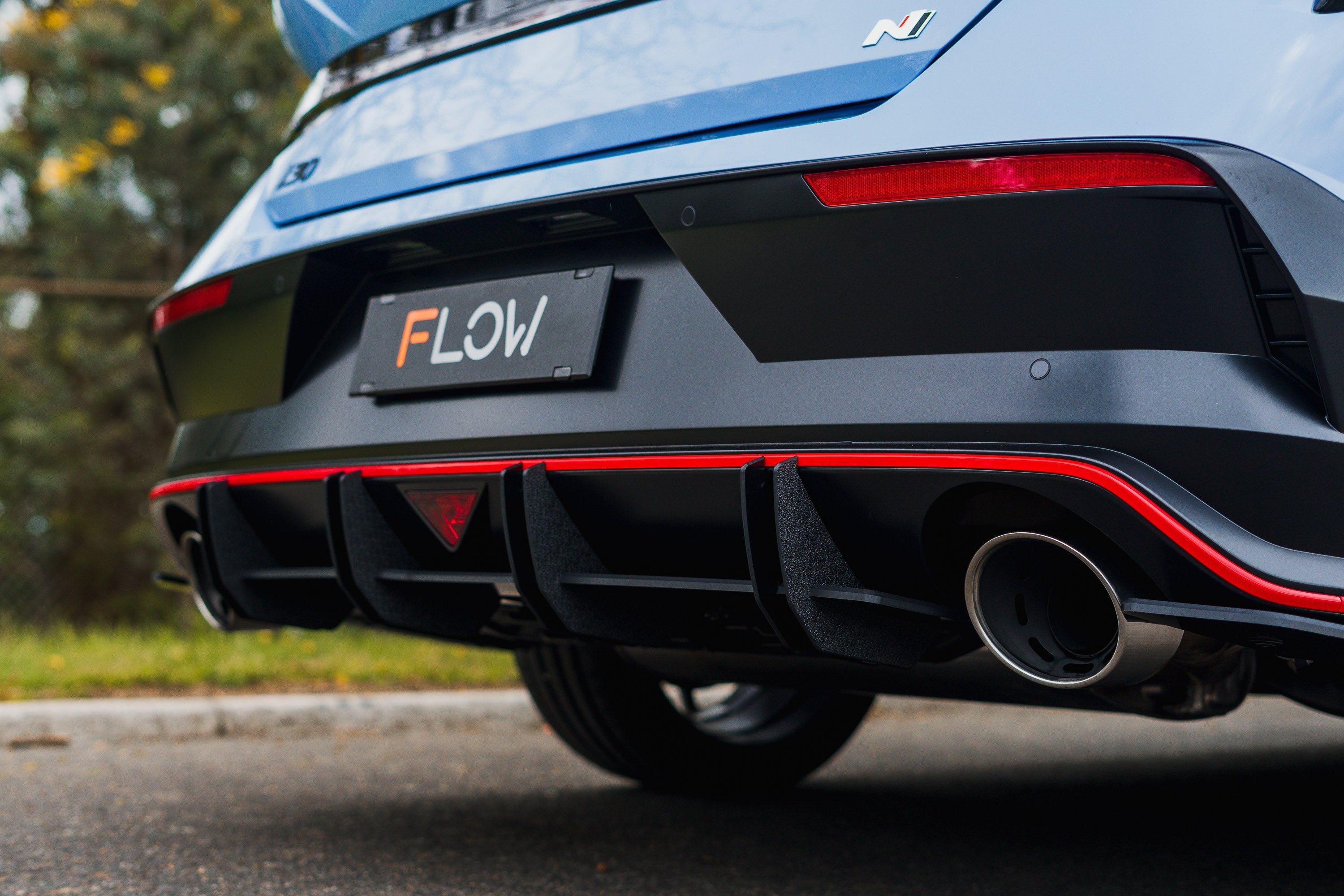 CN7 V2 Elantra N Sedan Facelift V2 - 2024+ Flow-Lock Rear Diffuser