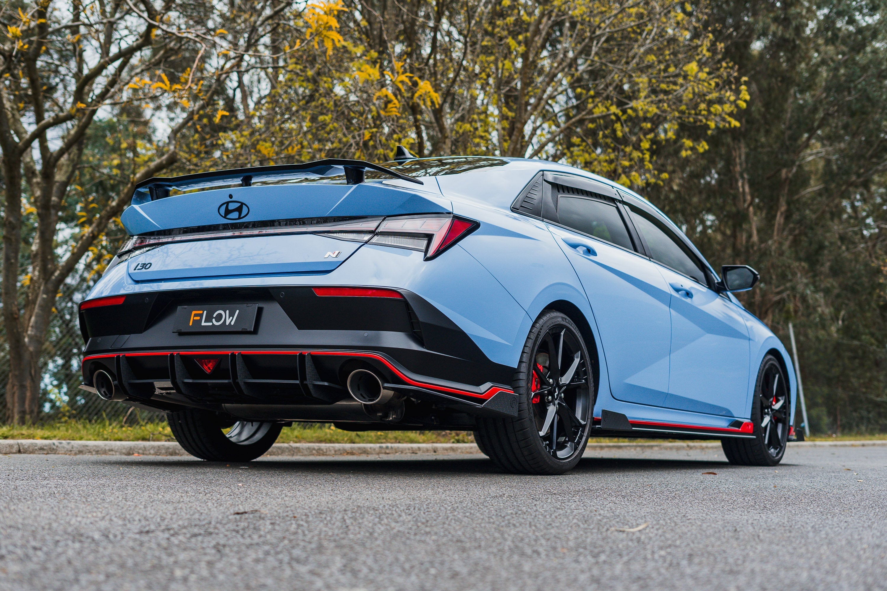 CN7 V2 Elantra N Sedan Facelift V2 - 2024+ Flow-Lock Rear Diffuser