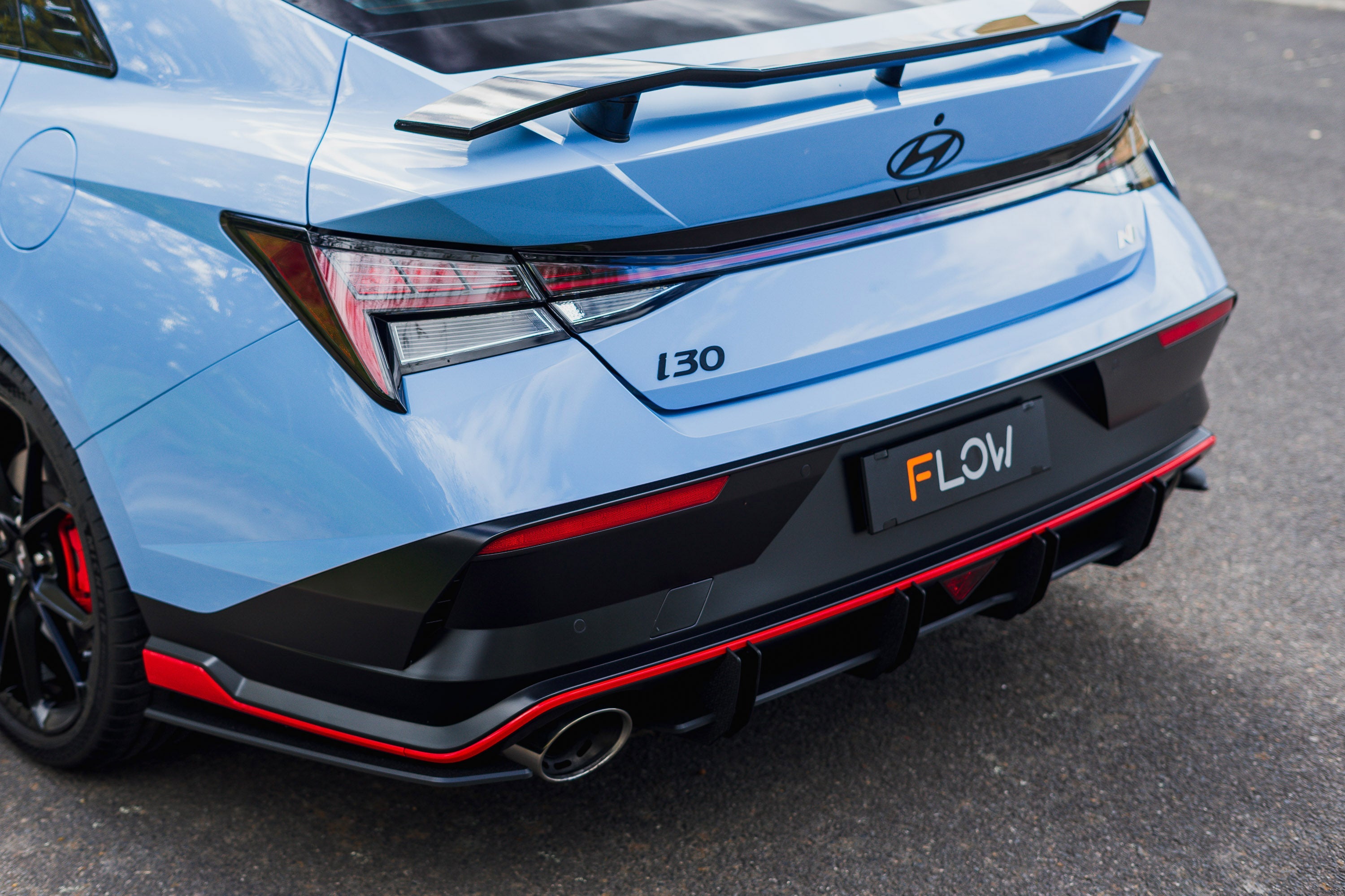 CN7 V2 Elantra N Sedan Facelift V2 - 2024+ Flow-Lock Rear Diffuser