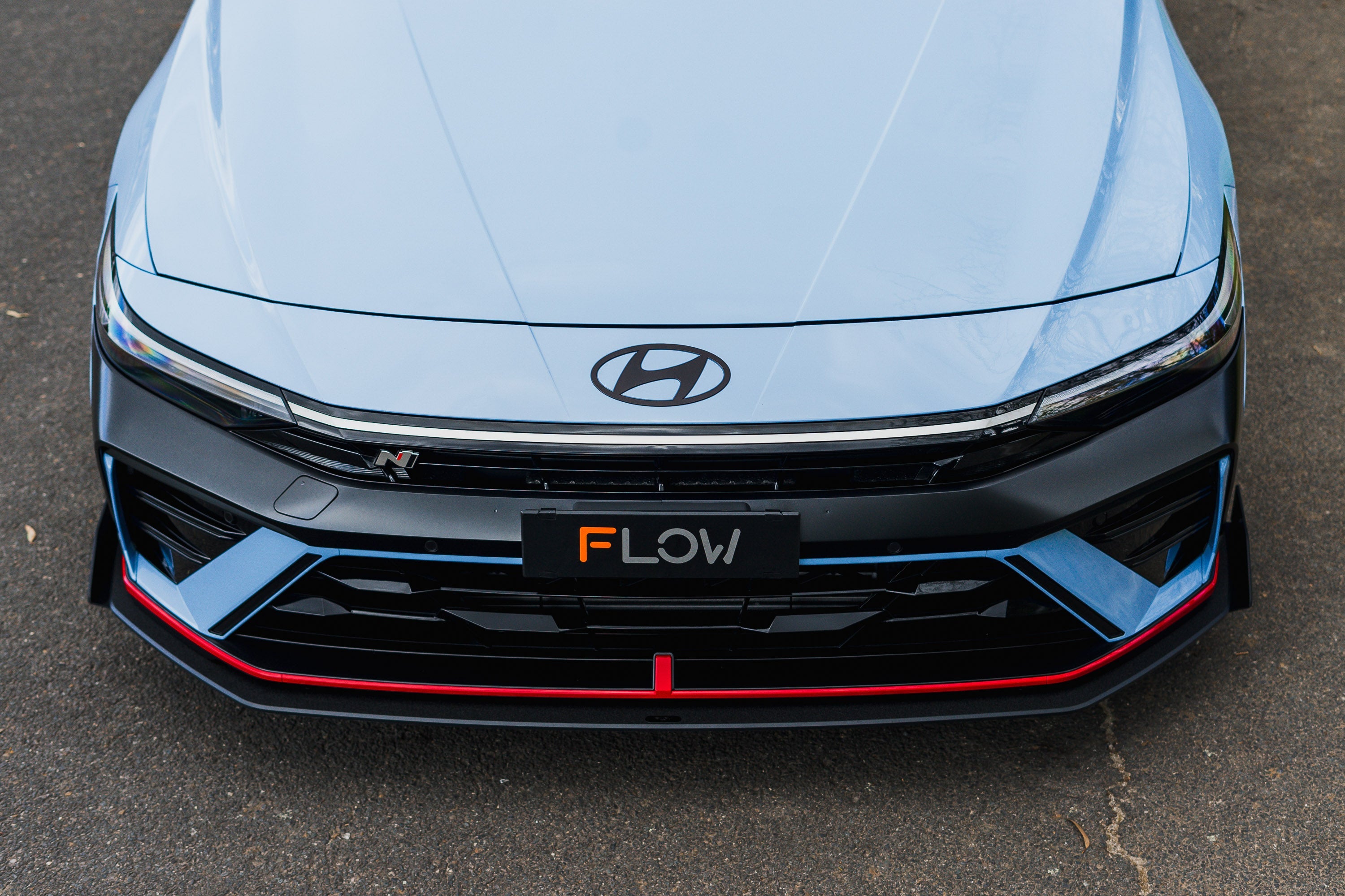 CN7 V2 Elantra N Sedan Facelift V2 - 2024+ Front Lip Splitter Winglets (Pair)