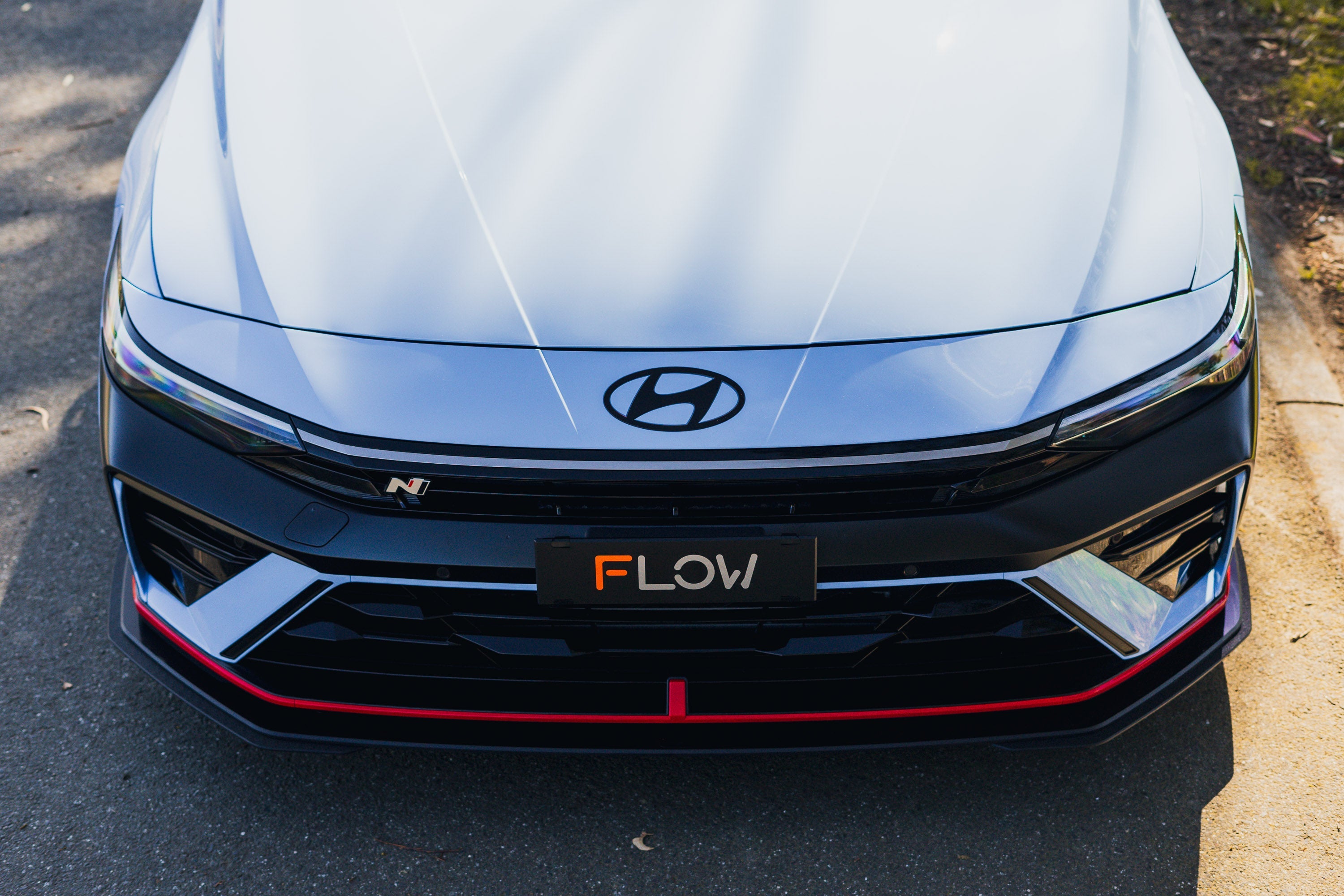 CN7 V2 Elantra N Sedan Facelift V2 - 2024+ Front Lip Splitter Extensions (Pair)