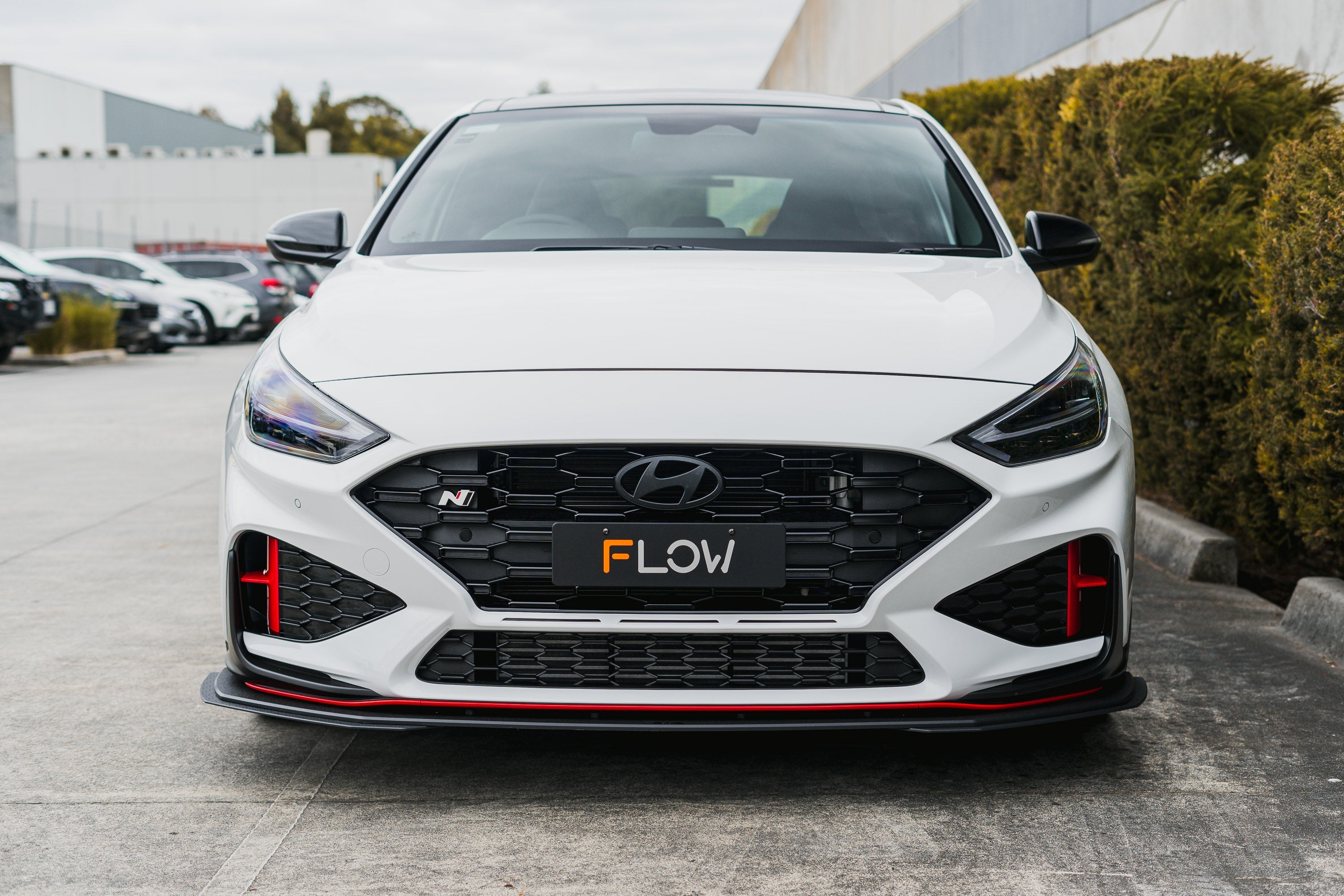 i30N Hatch PDE V6 FL2 2025+ Front Lip Splitter Extensions (Pair)