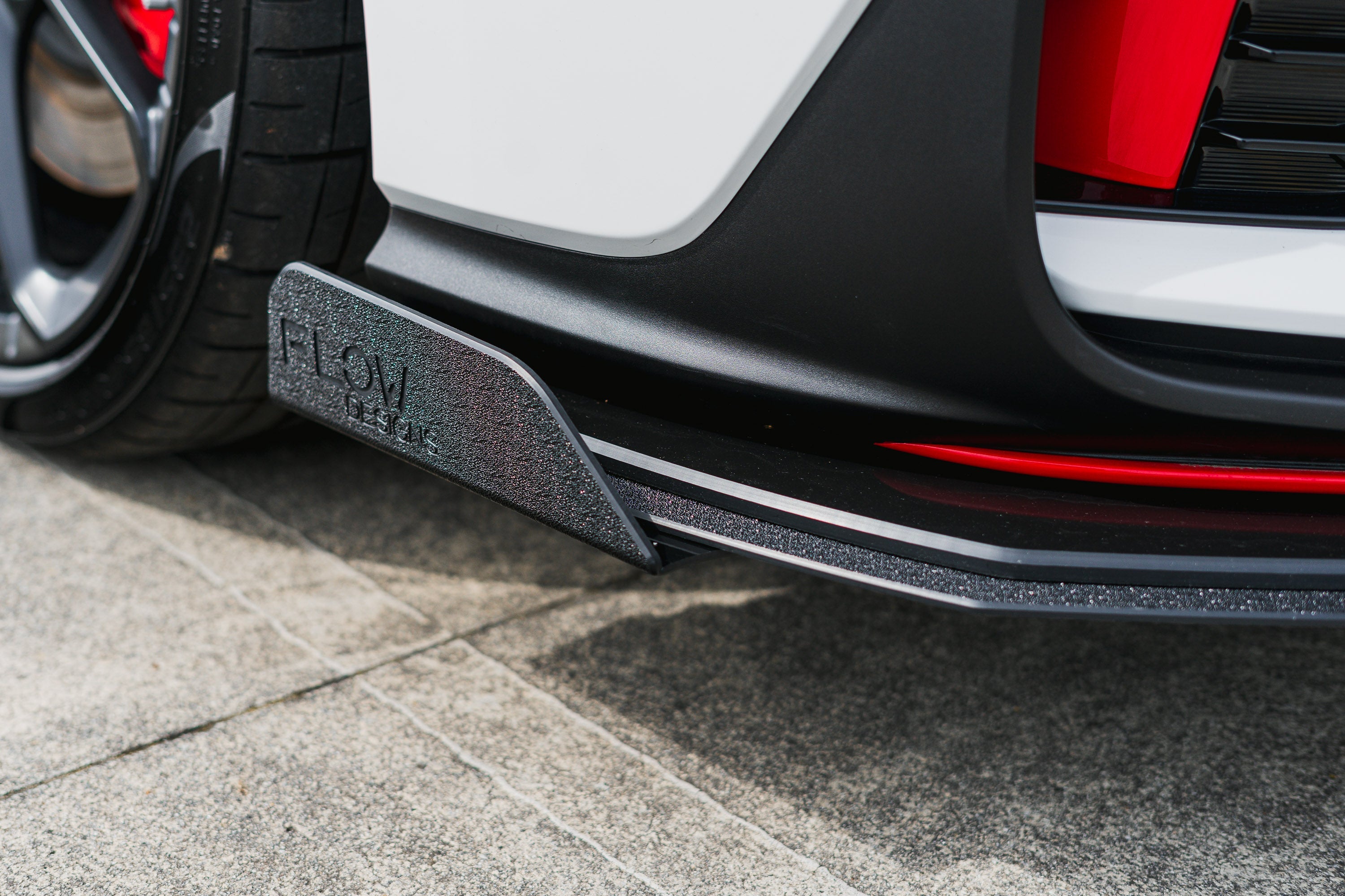 i30N Hatch PDE V6 FL2 2025+ Front Lip Splitter Winglets (Pair)