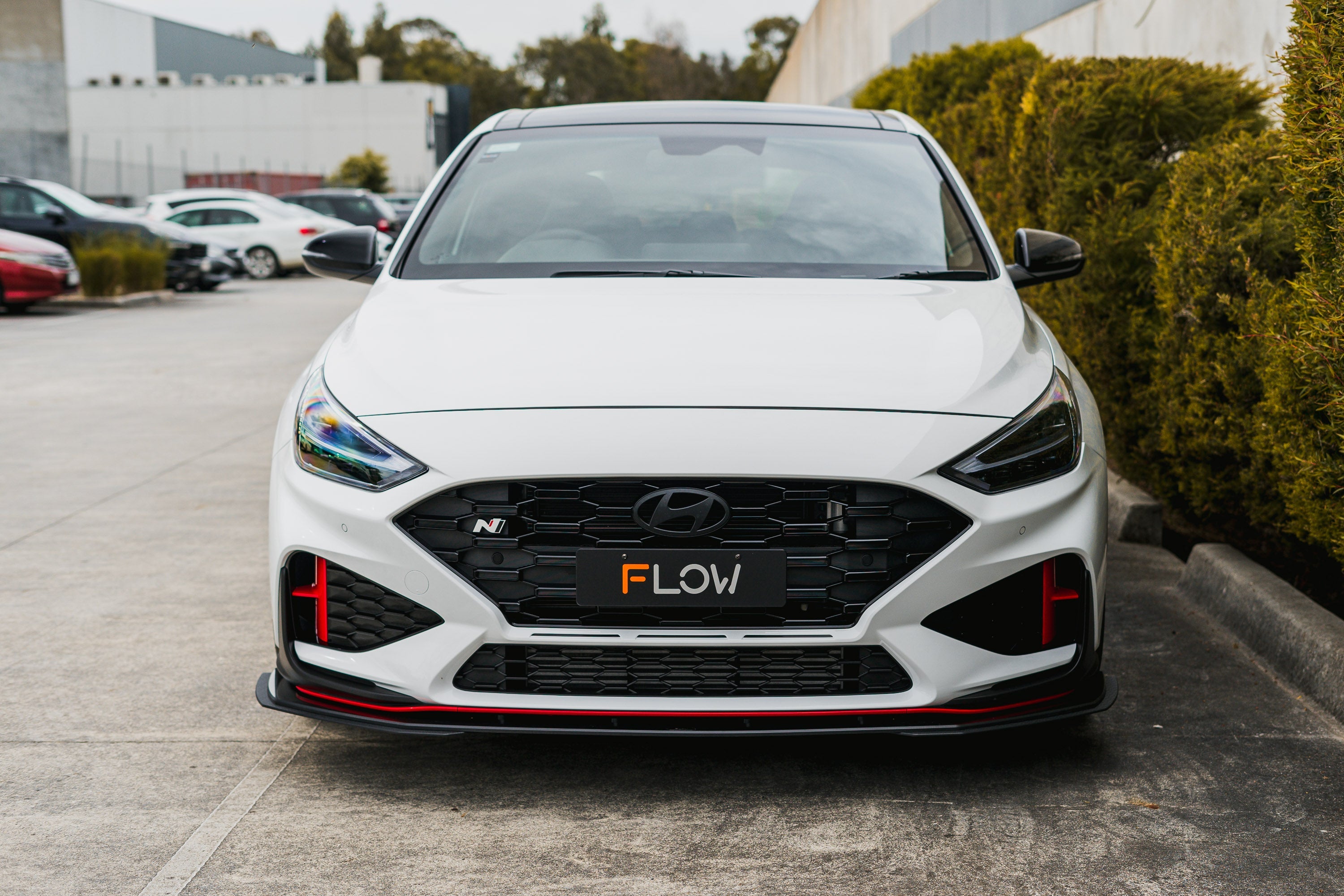 i30N Hatch PDE V6 FL2 2025+ Front Lip Splitter Extensions (Pair)