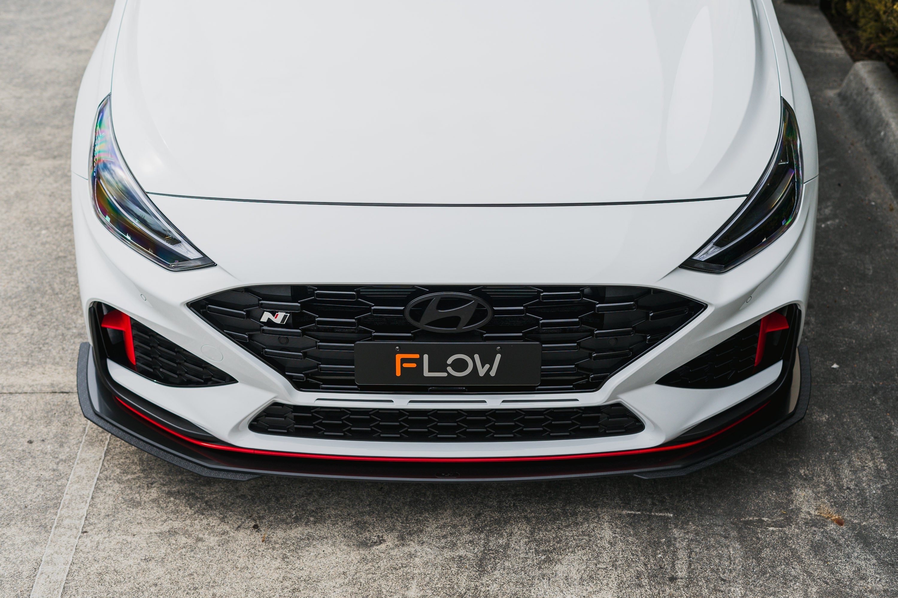 i30N Hatch PDE V6 FL2 2025+ Front Lip Splitter Extensions (Pair)
