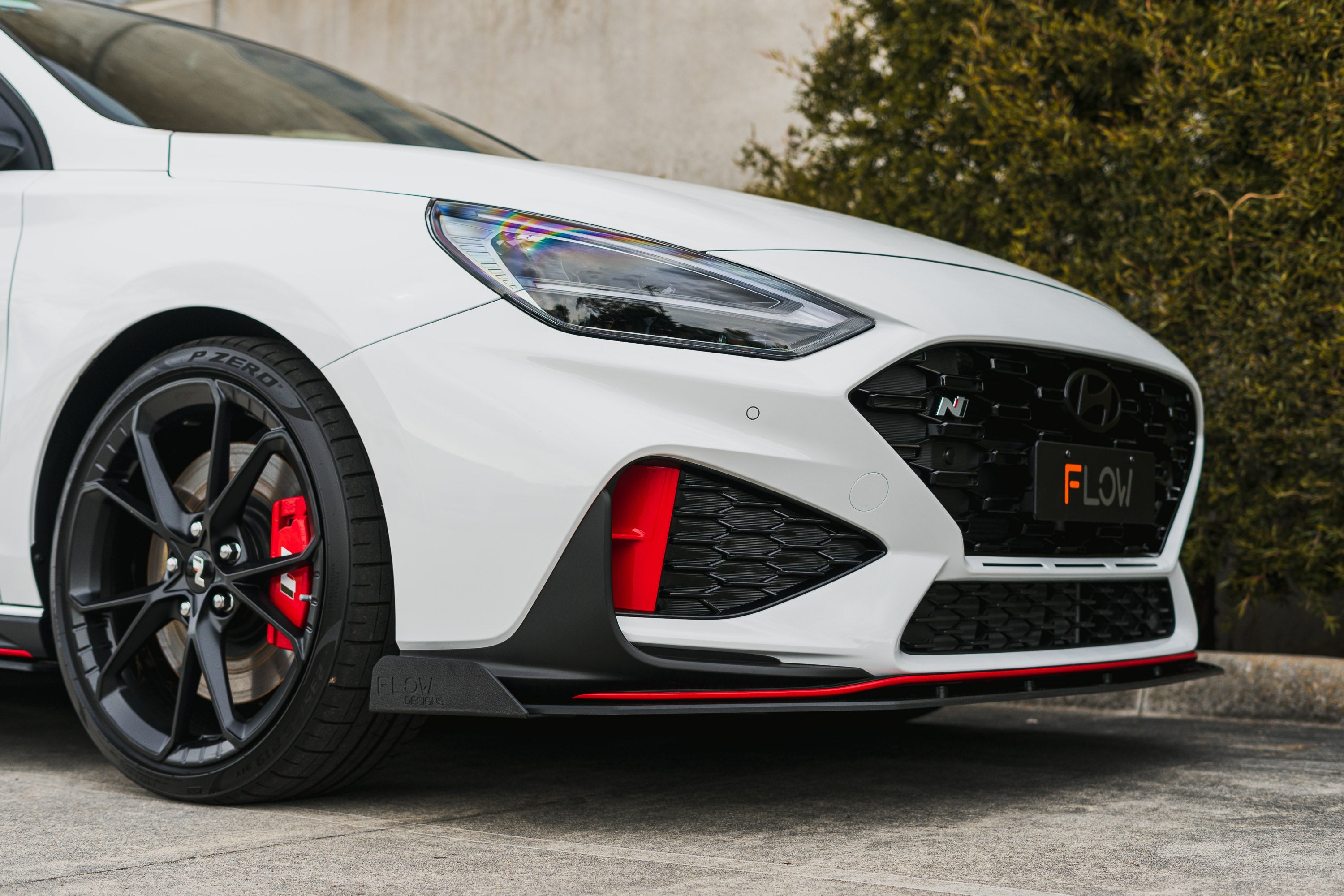 i30N Hatch PDE V6 FL2 2025+ Front Lip Splitter Winglets (Pair)