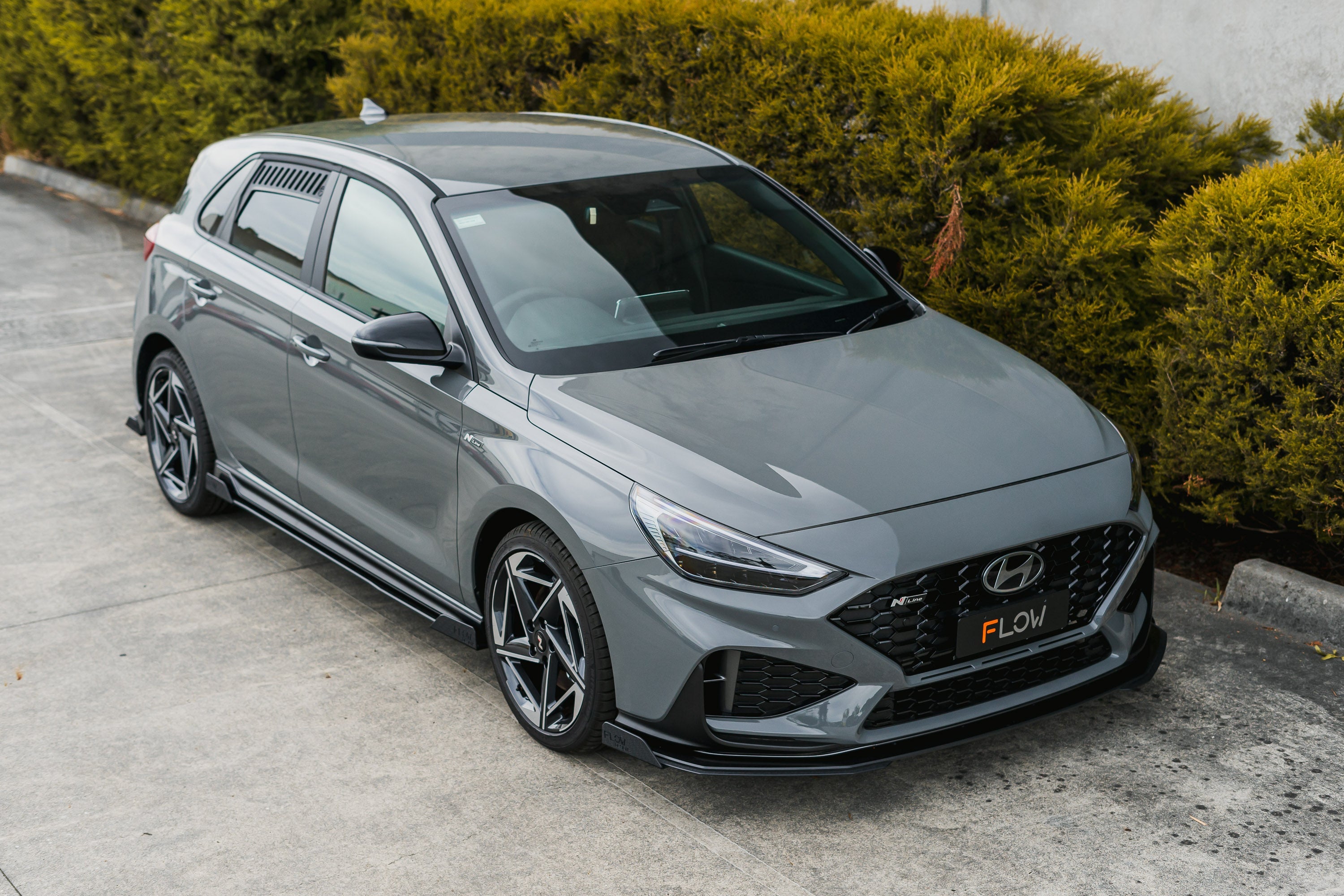 i30N-Line Hatch PDe.V6 FL 2024+ Front Lip Splitter & Reinforcement Brackets
