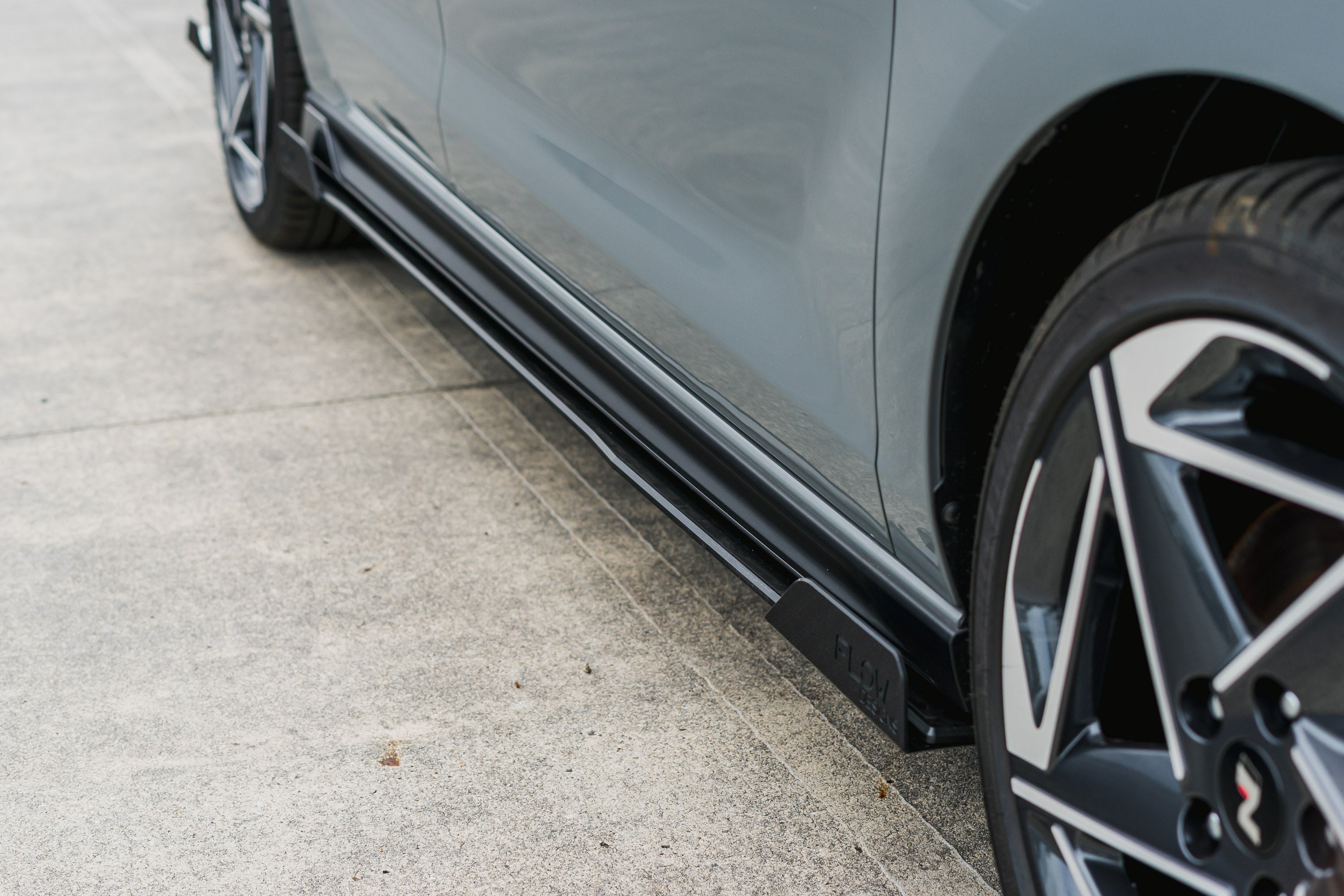 i30N-Line Hatch PDe.V6 FLÂ 2024+ Side Skirt Splitter Winglets (Pair)