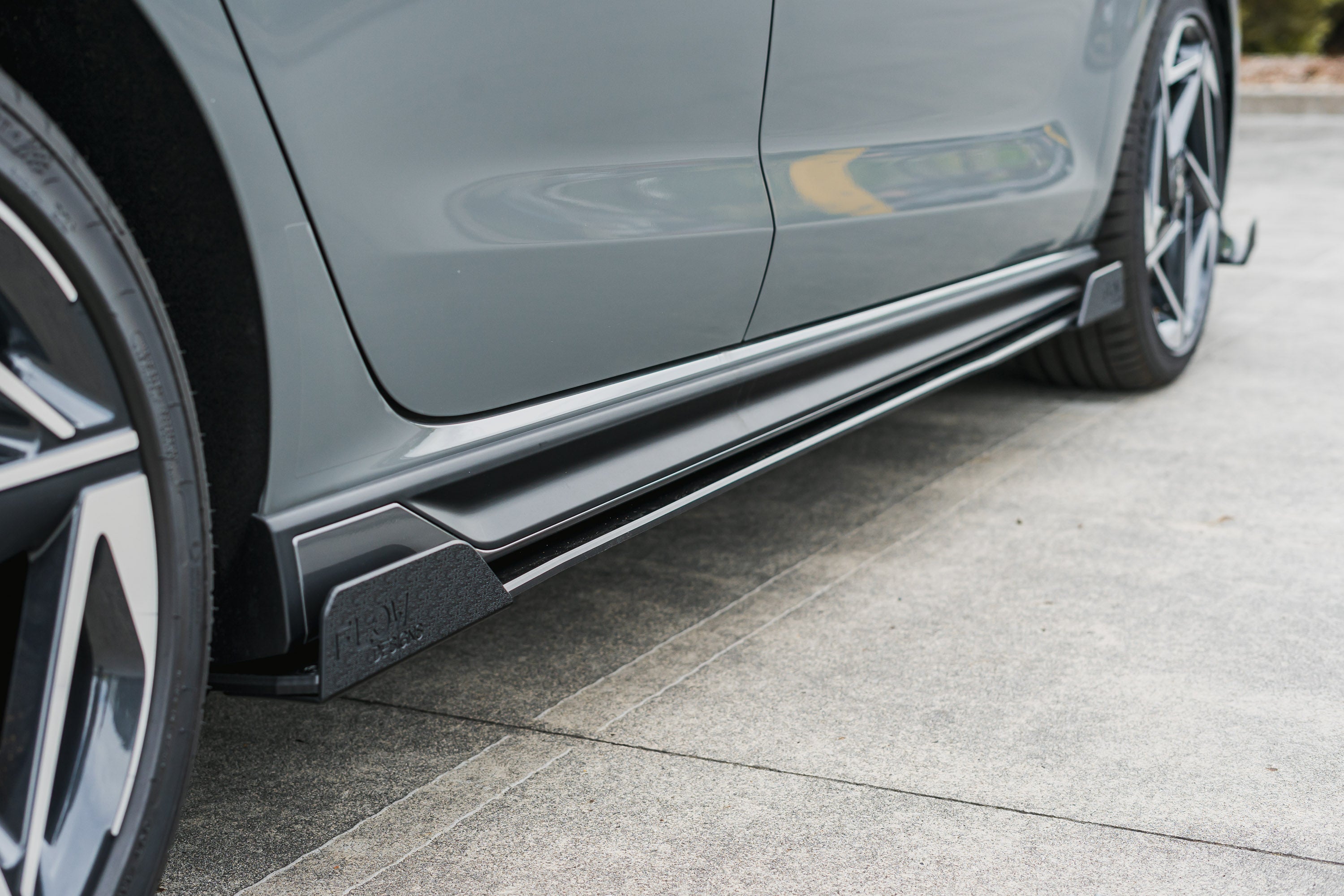 i30N-Line Hatch PDe.V6 FLÂ 2024+ Side Skirt Splitter Winglets (Pair)
