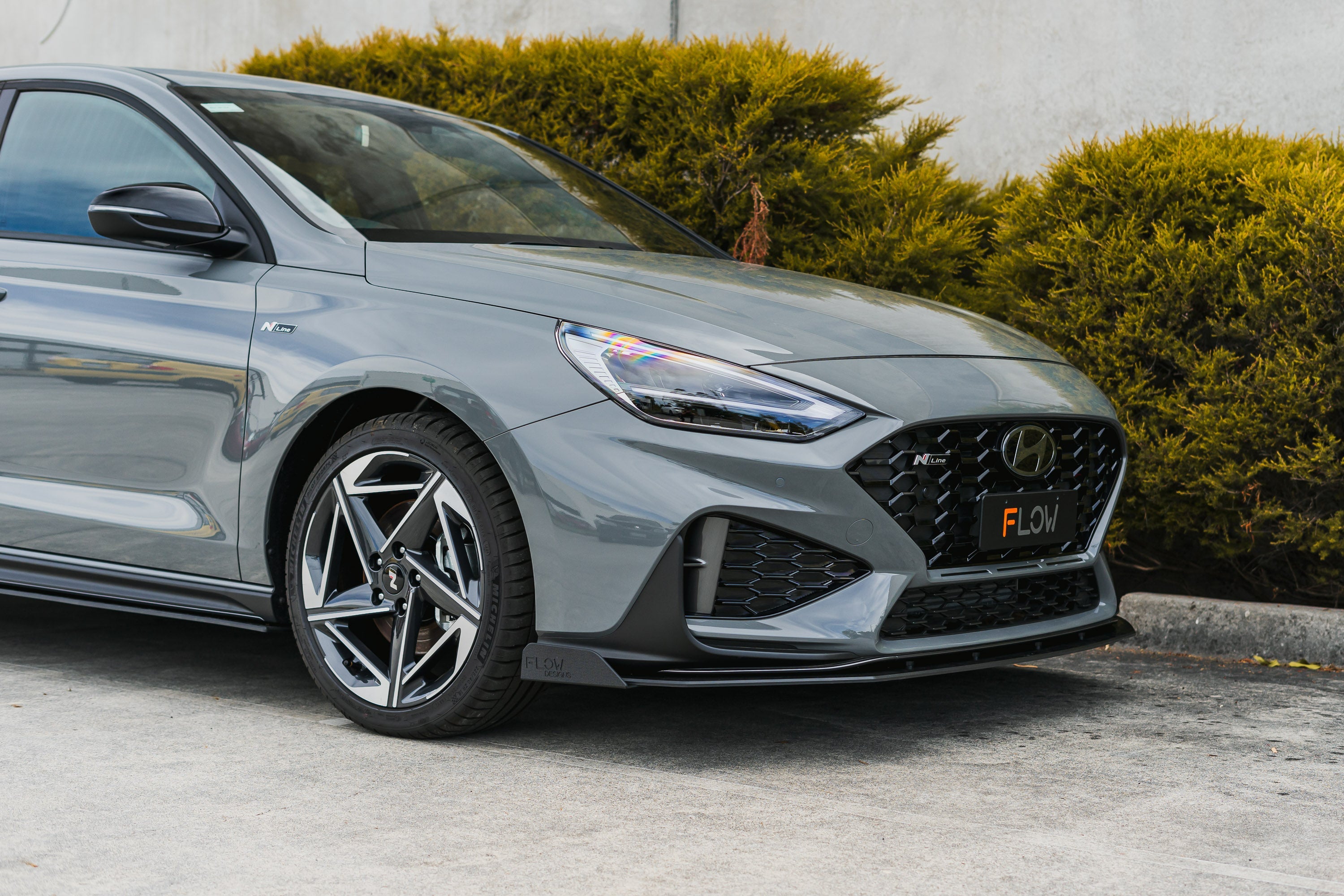i30N-Line Hatch PDe.V6 FLÂ 2024+ Front Lip Splitter Winglets (Pair)