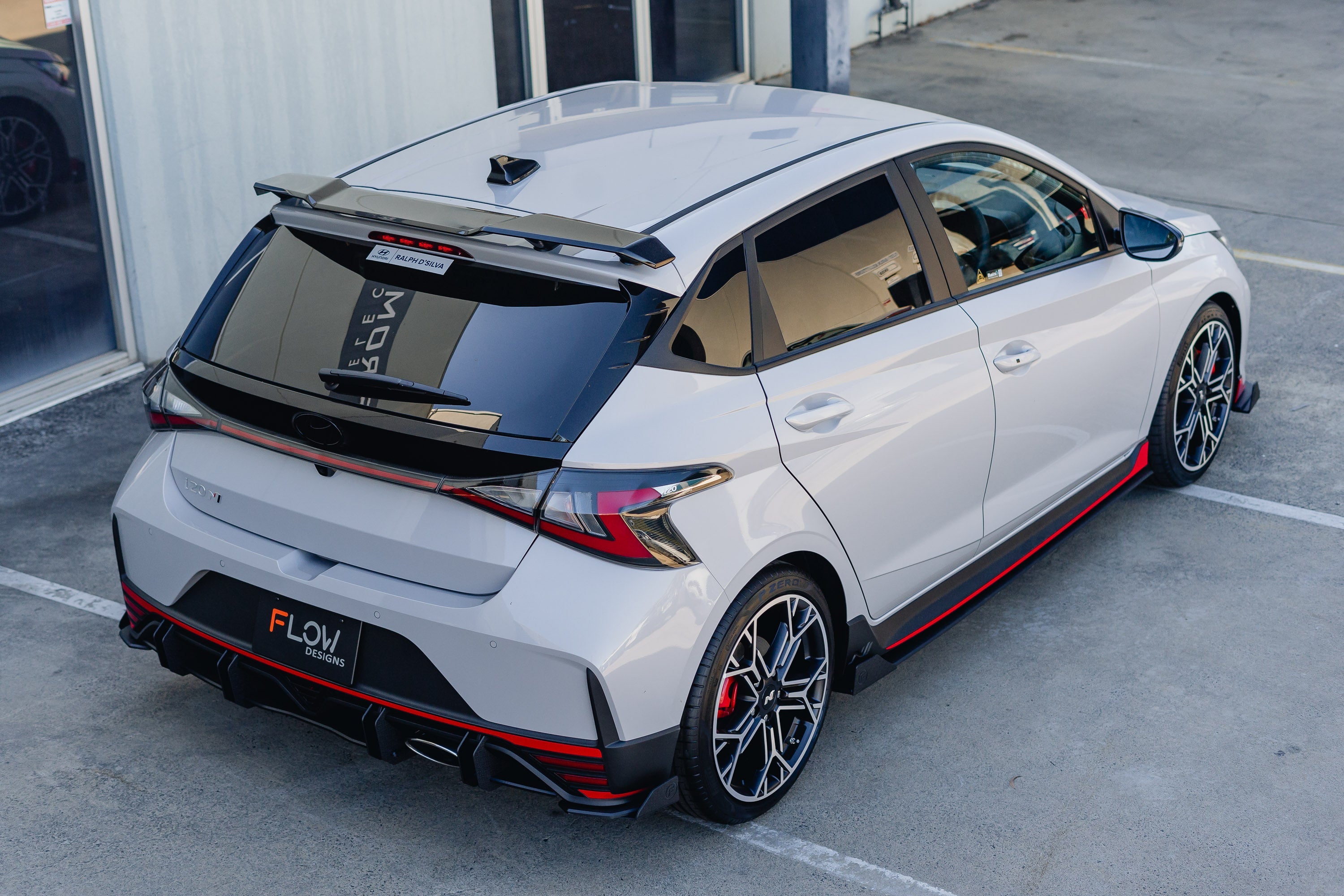 DEMO STOCK - i20 N BC3 Pre-Facelift / Facelift - Flow-Lock Rear Diffuser - GLOSS BLACK