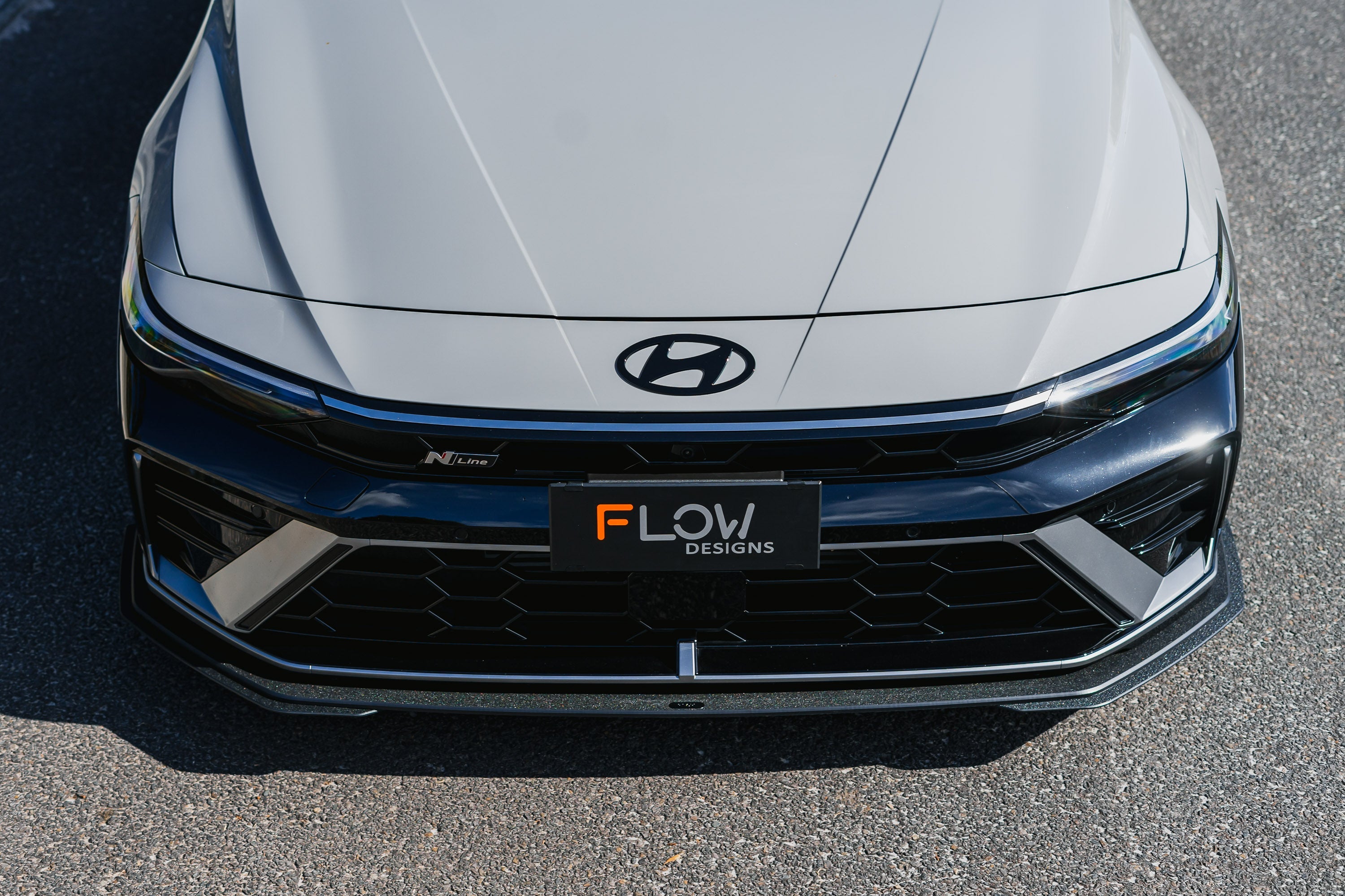 Hyundai CN7 V2 i30 N-Line Sedan FL 2025 Front Lip Splitter Extensions (Pair)