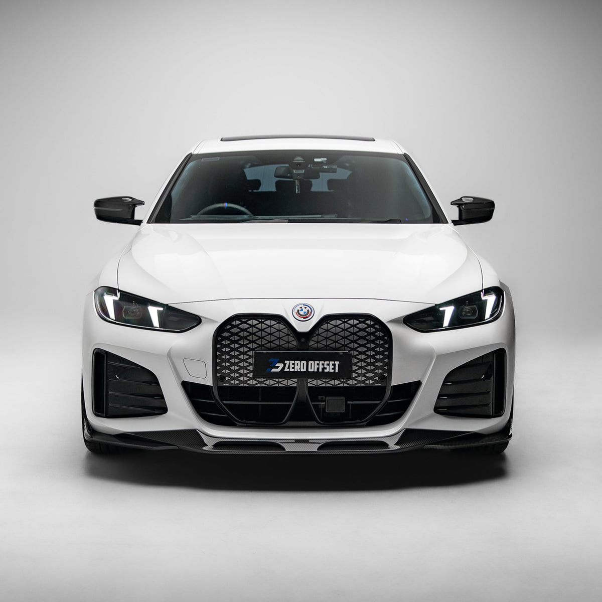 Sooqoo Pre Pregged Dry Carbon Fiber Front Lip for BMW 4 Series G26 2021+