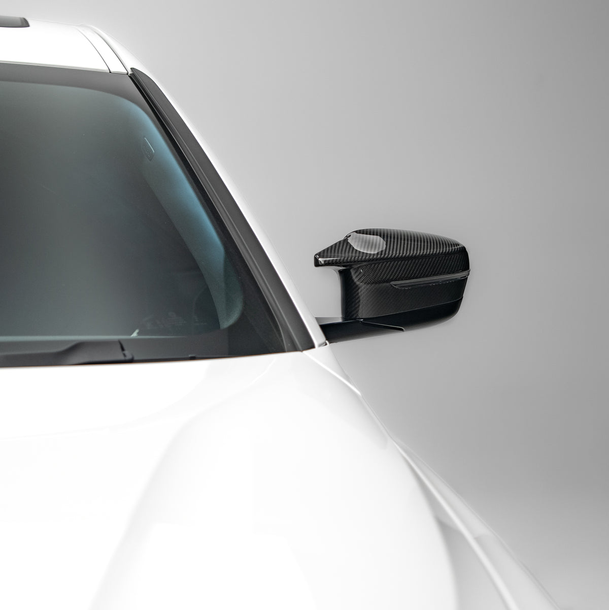 M Performance Style Pre Pregged Dry Carbon Mirror Caps for BMW 2/3/4 Series G42 G20 G21 G20 G22 G23 G26