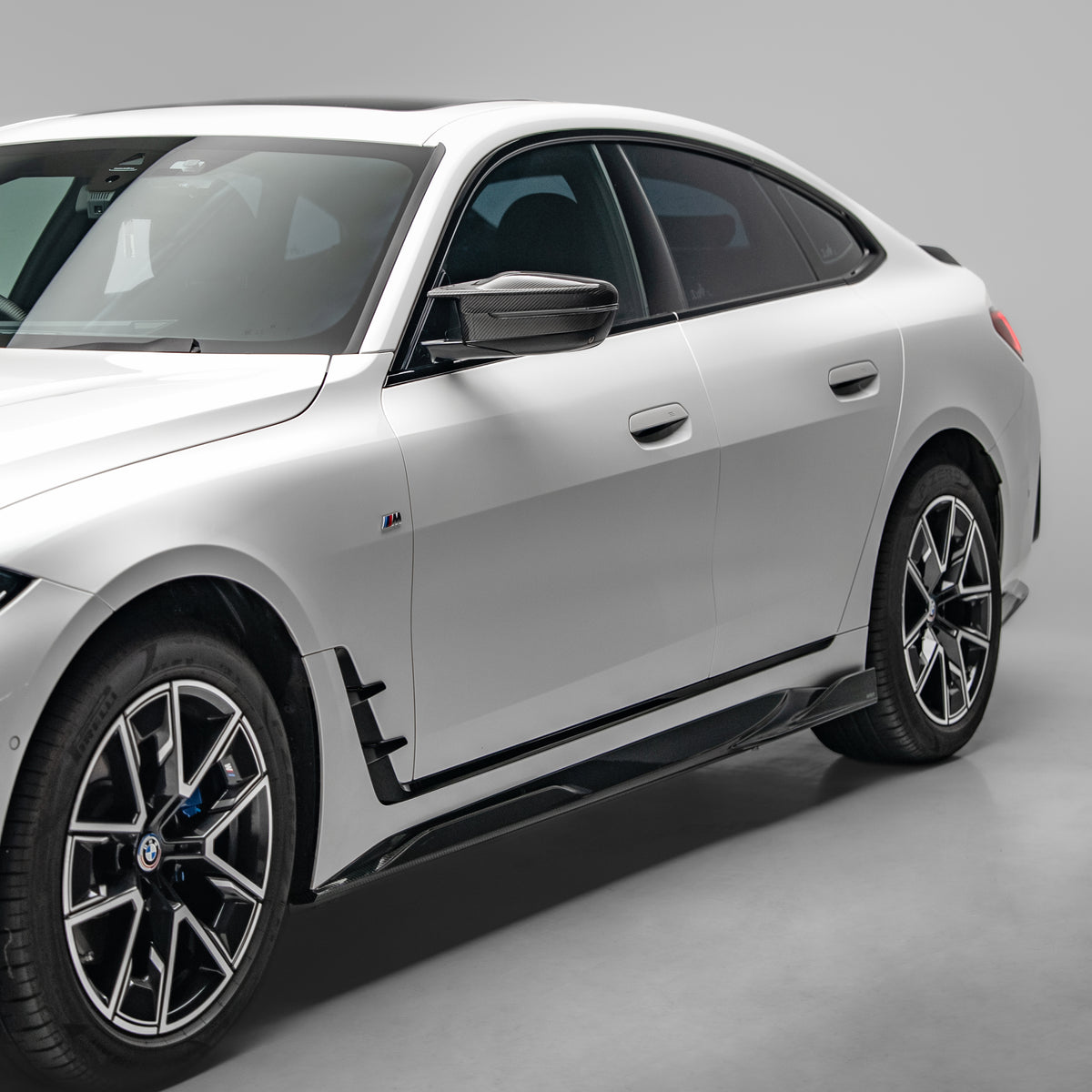 Sooqoo Pre Pregged Dry Carbon Fiber Side Skirt for BMW i4 Series G26 2021+