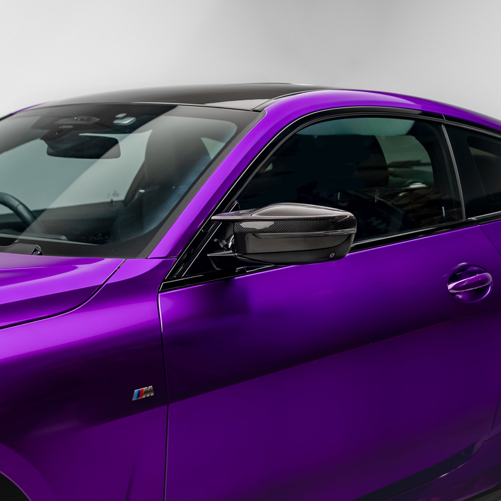 M Performance Style Pre Pregged Dry Carbon Mirror Caps for BMW 2/3/4 Series G42 G20 G21 G20 G22 G23 G26