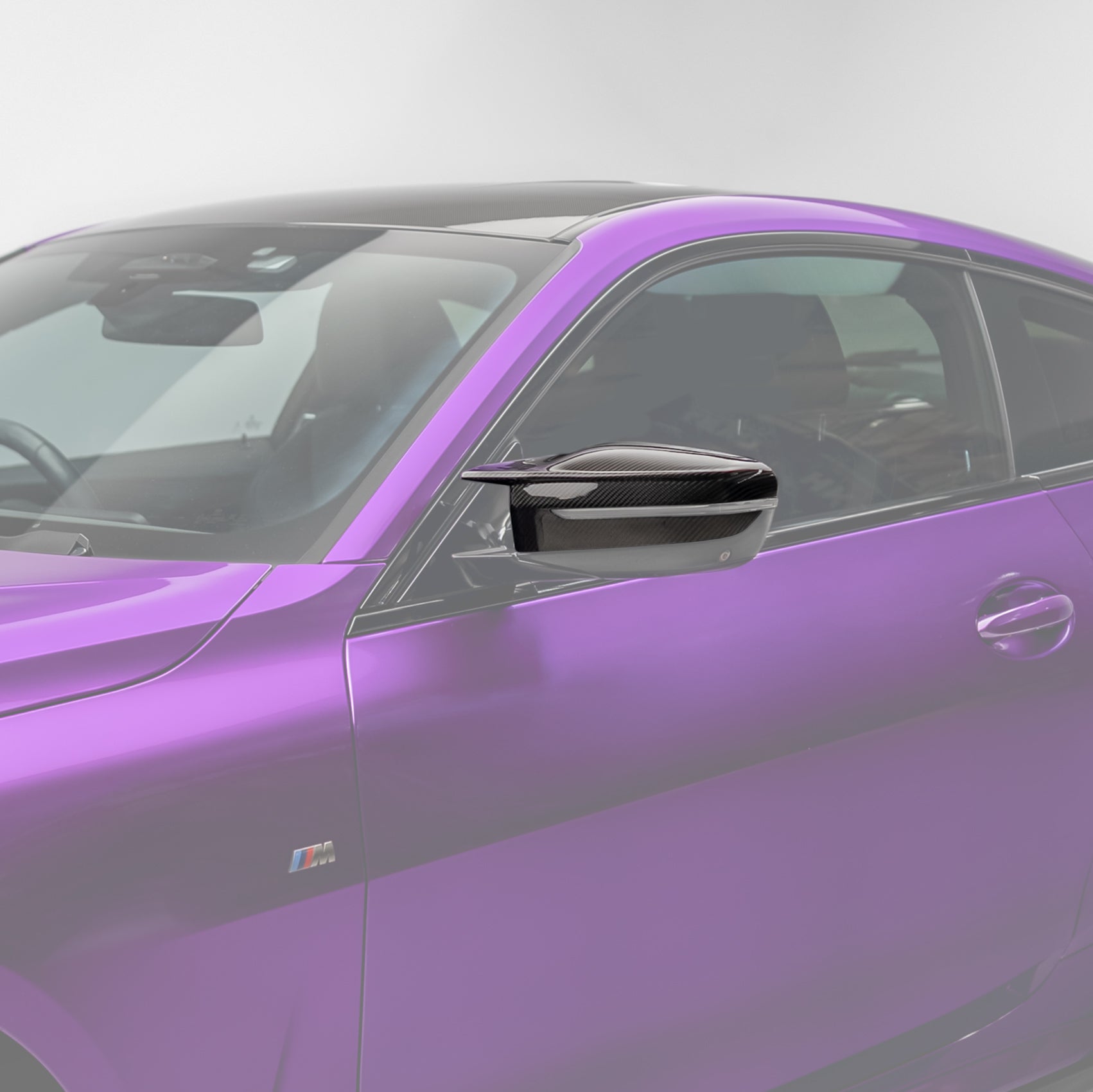 M Performance Style Pre Pregged Dry Carbon Mirror Caps for BMW 2/3/4 Series G42 G20 G21 G20 G22 G23 G26